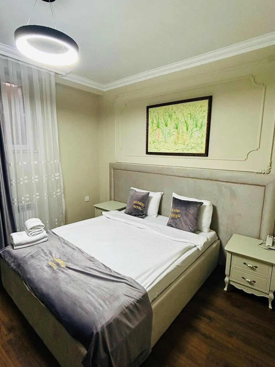 Bed in Parliament Hotel Baku