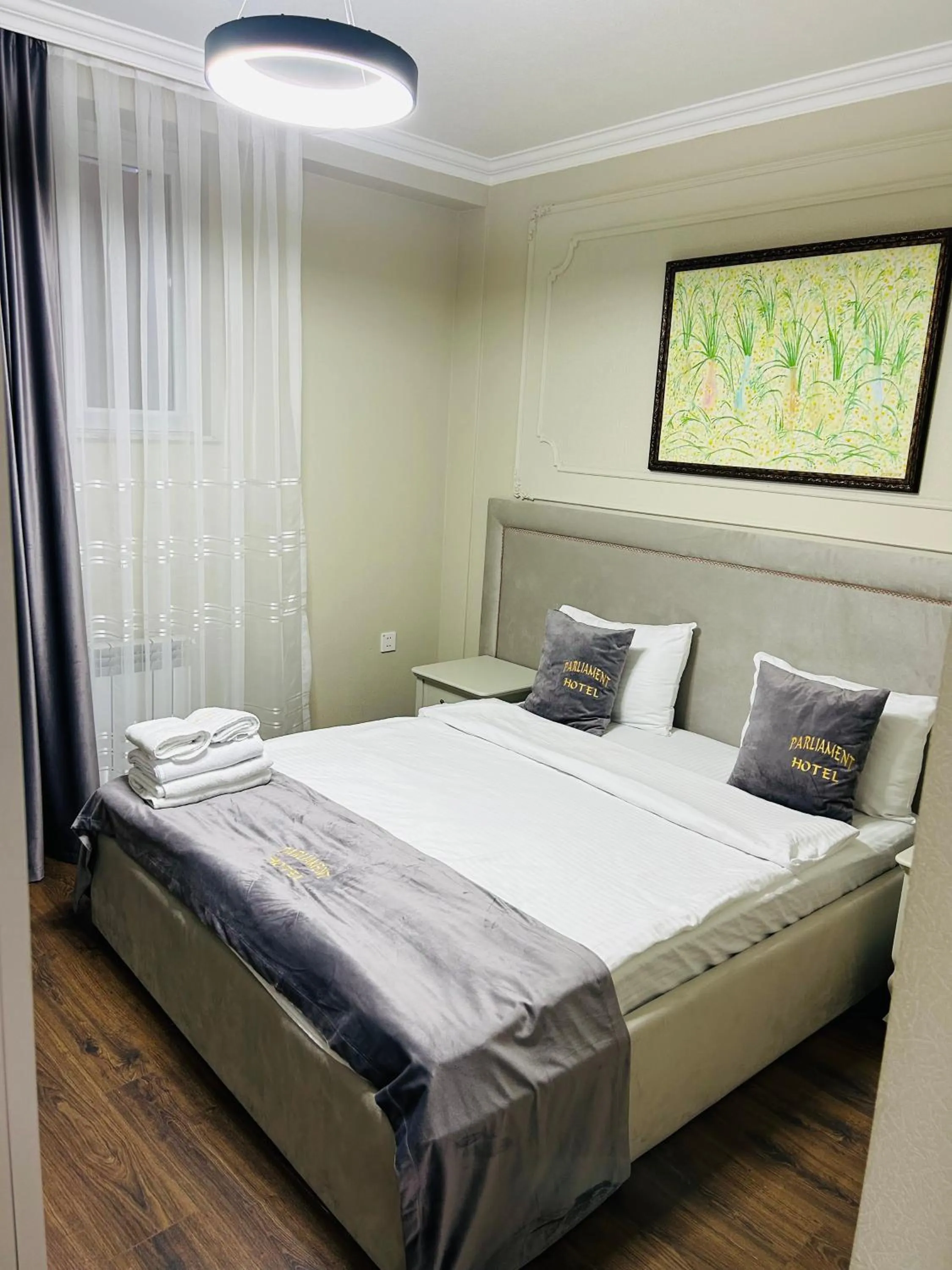 Bed in Parliament Hotel Baku