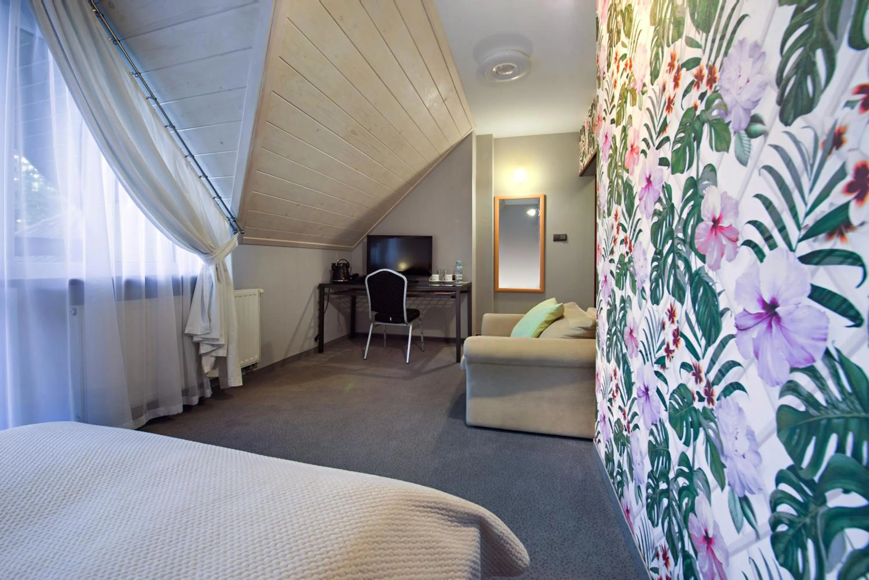 Bed in Hotel Zalesie