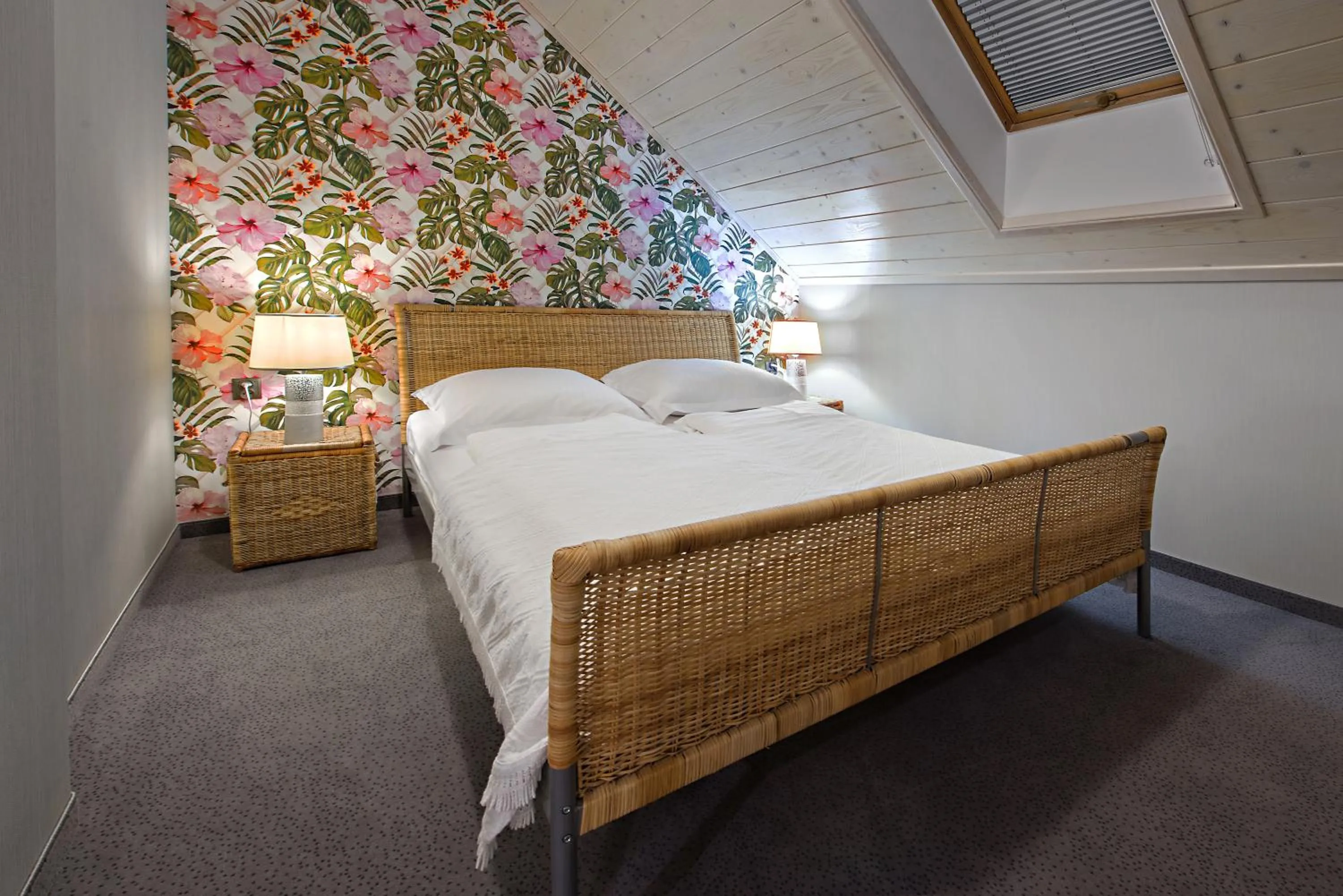 Bed in Hotel Zalesie