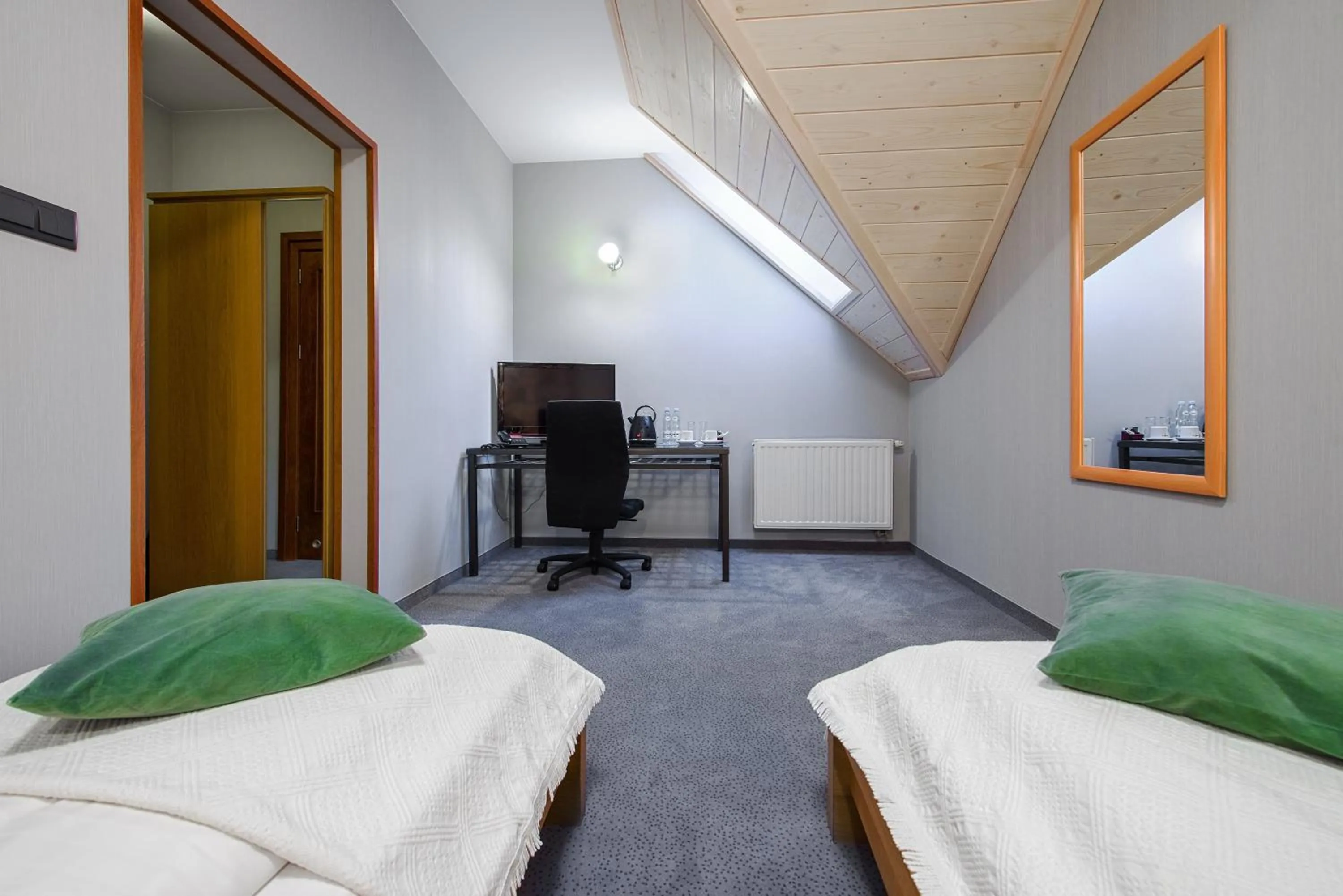 Bed in Hotel Zalesie