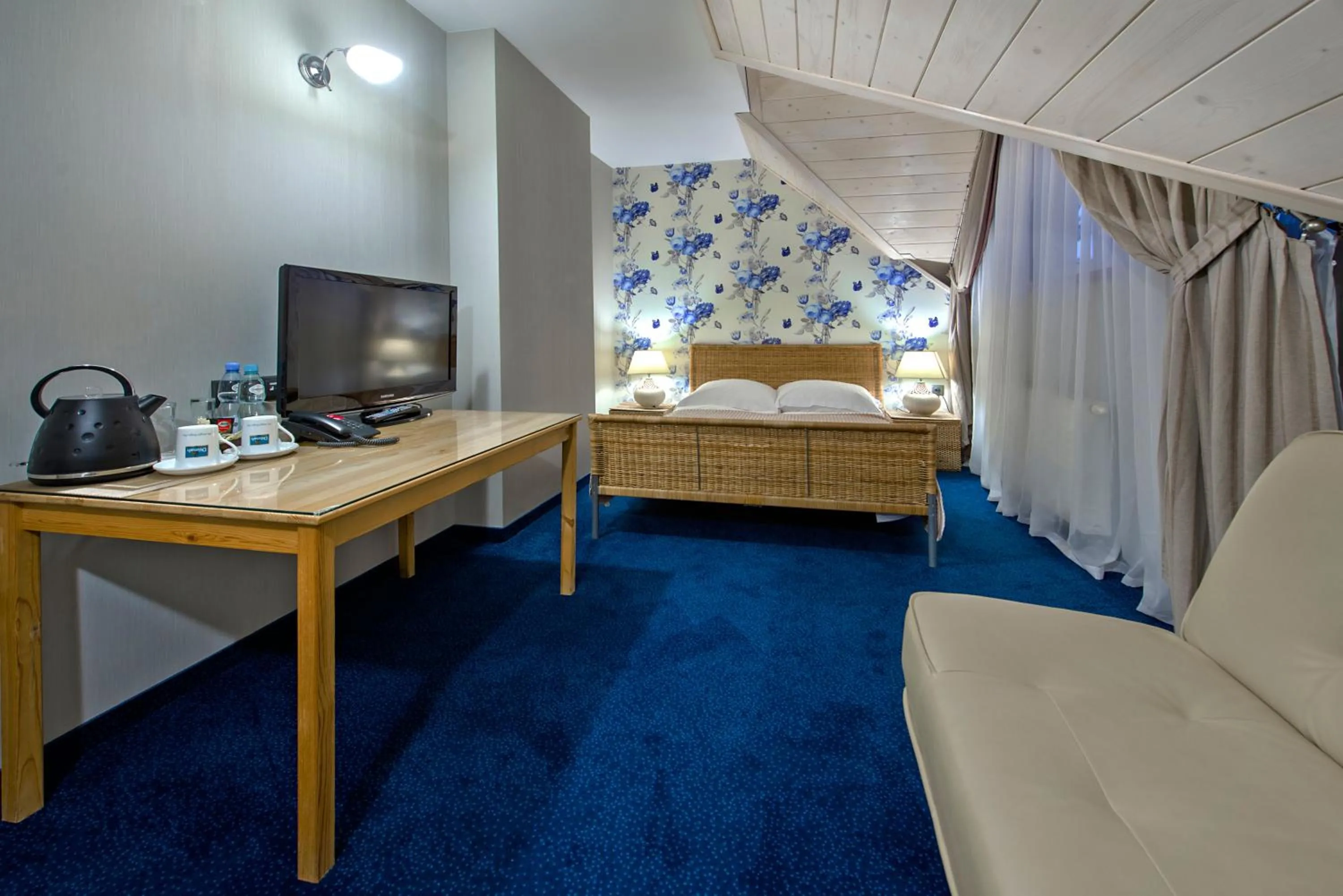 Bed in Hotel Zalesie