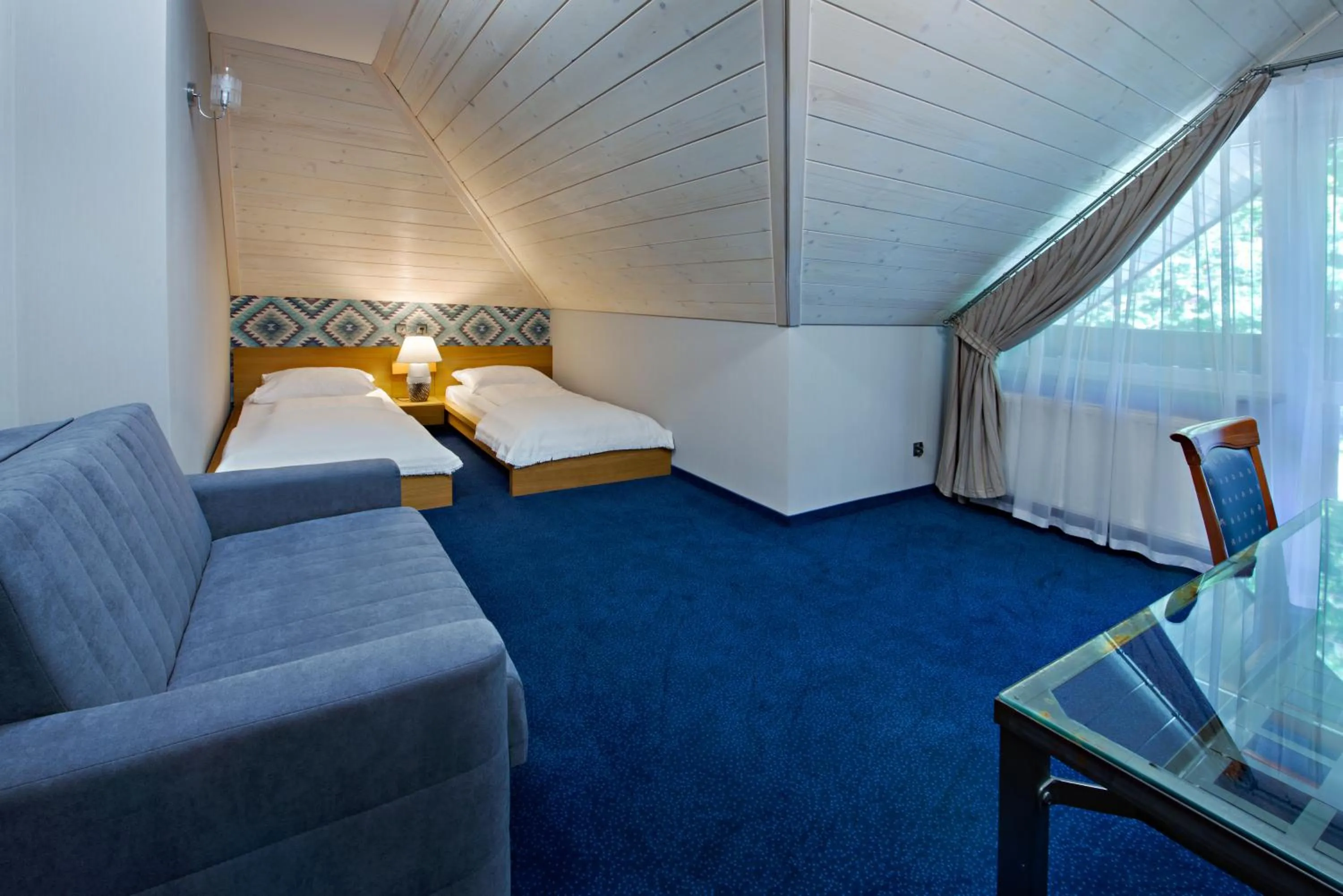 Bed in Hotel Zalesie