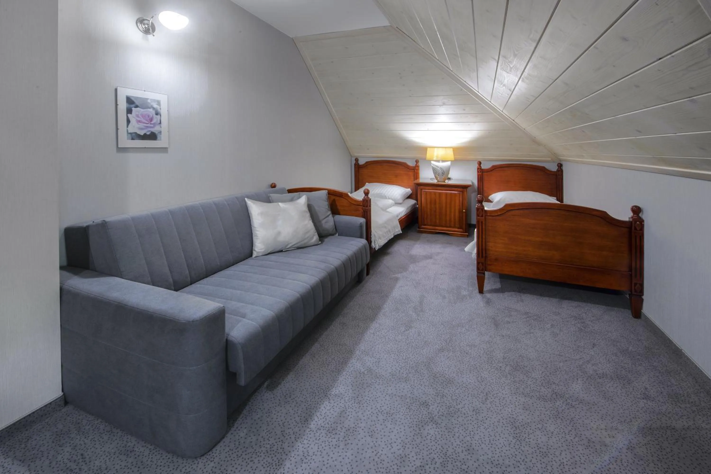 Bed in Hotel Zalesie