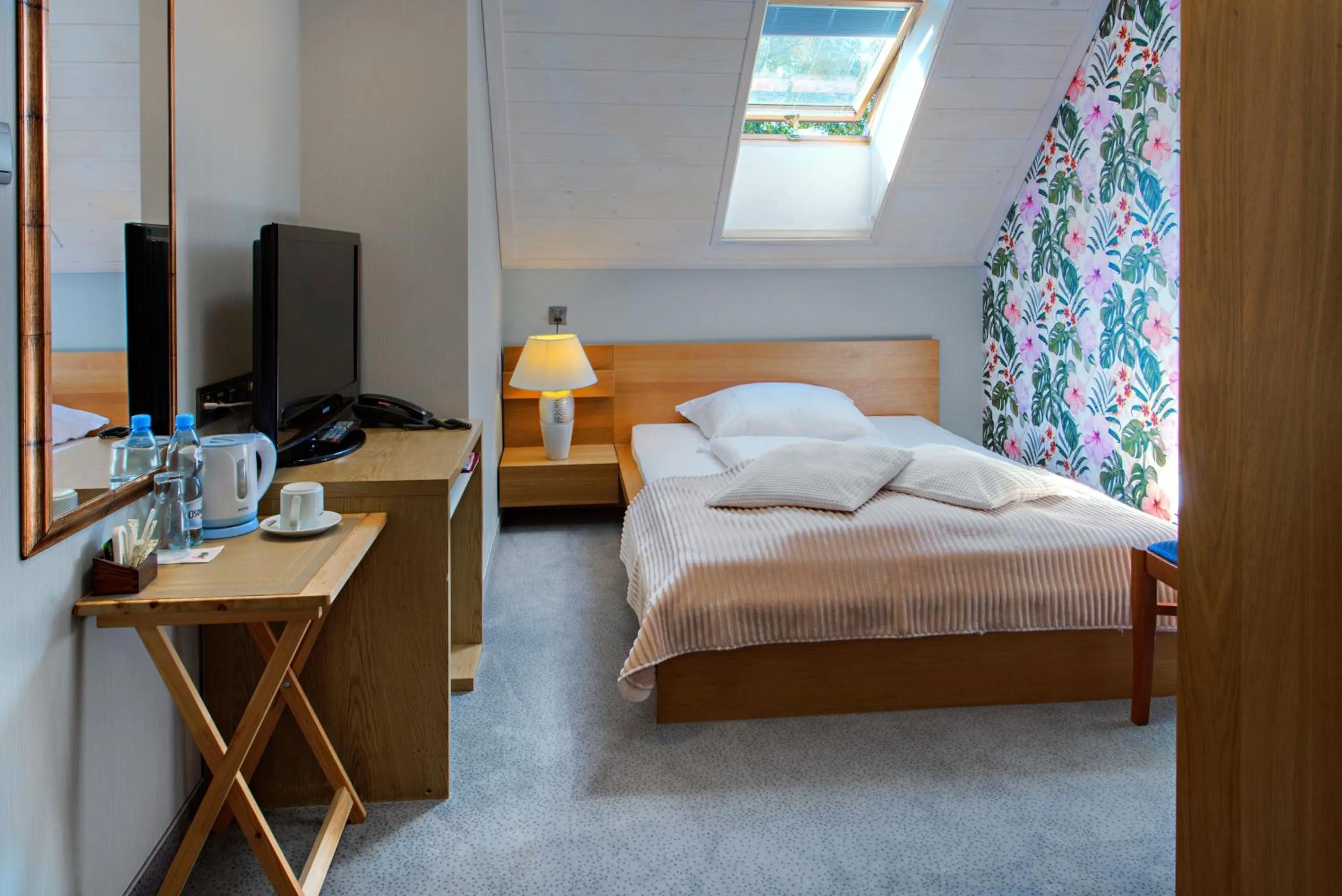 Bed in Hotel Zalesie