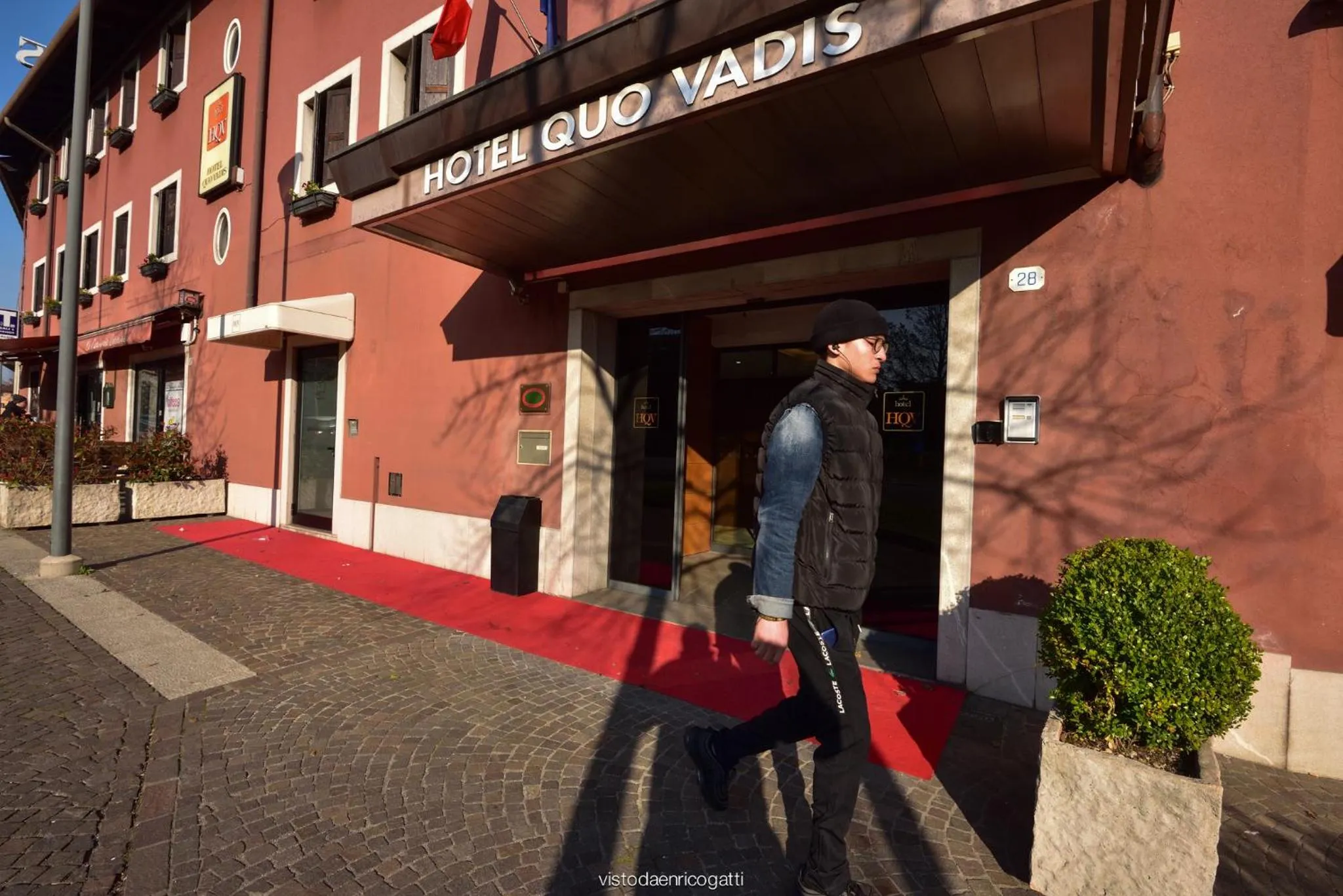 Facade/entrance in Hotel Quo Vadis