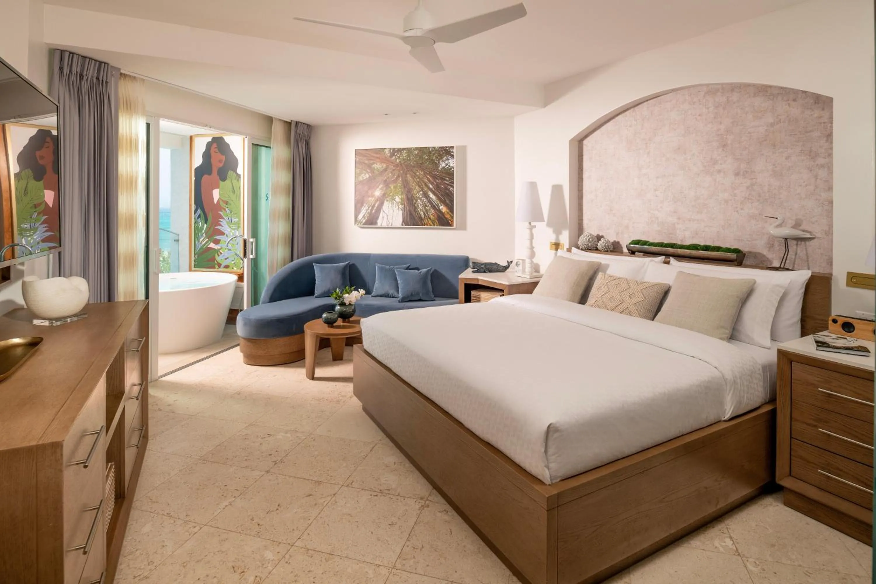 Photo of the whole room, Bed in Sandals Dunns River All Inclusive Couples Only