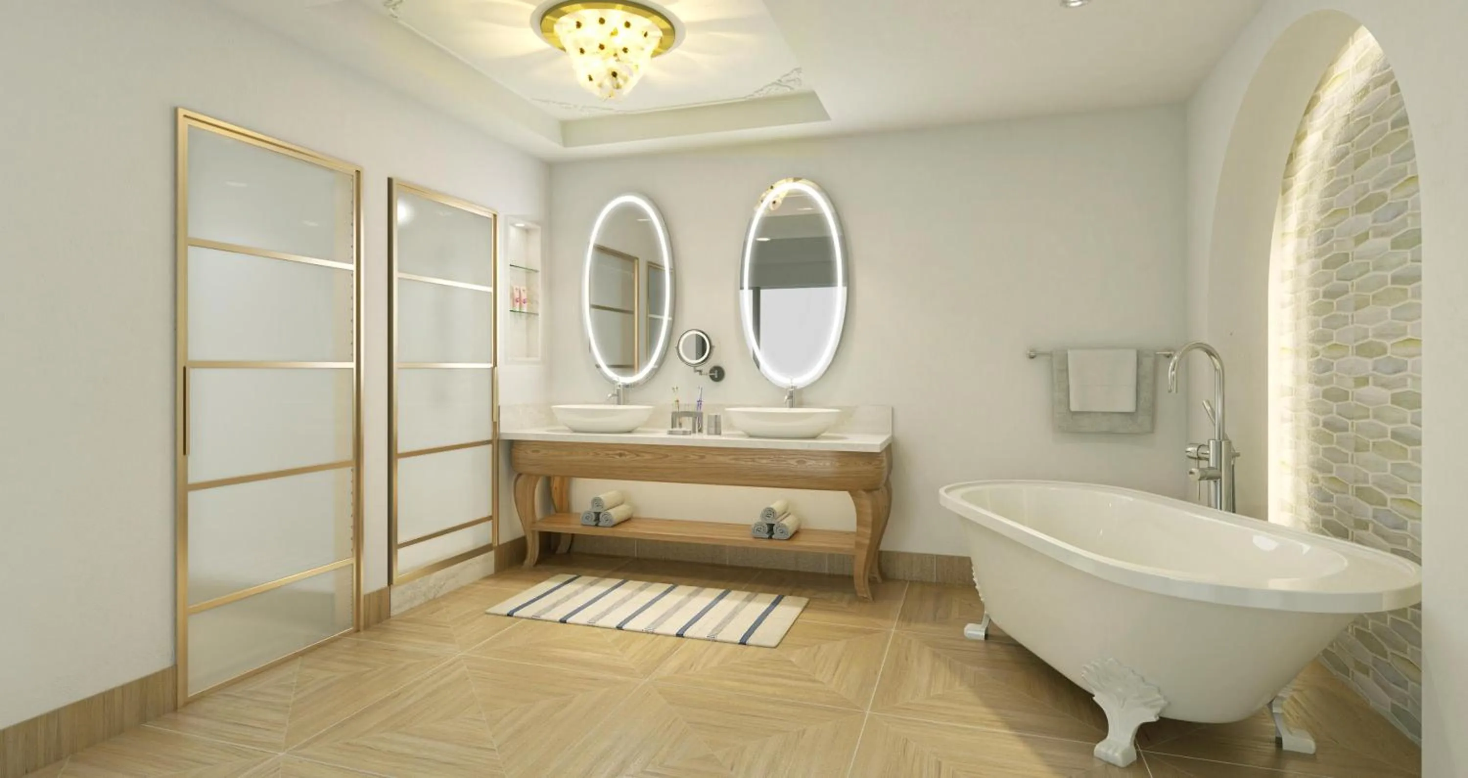 Bathroom in Sandals Dunns River All Inclusive Couples Only