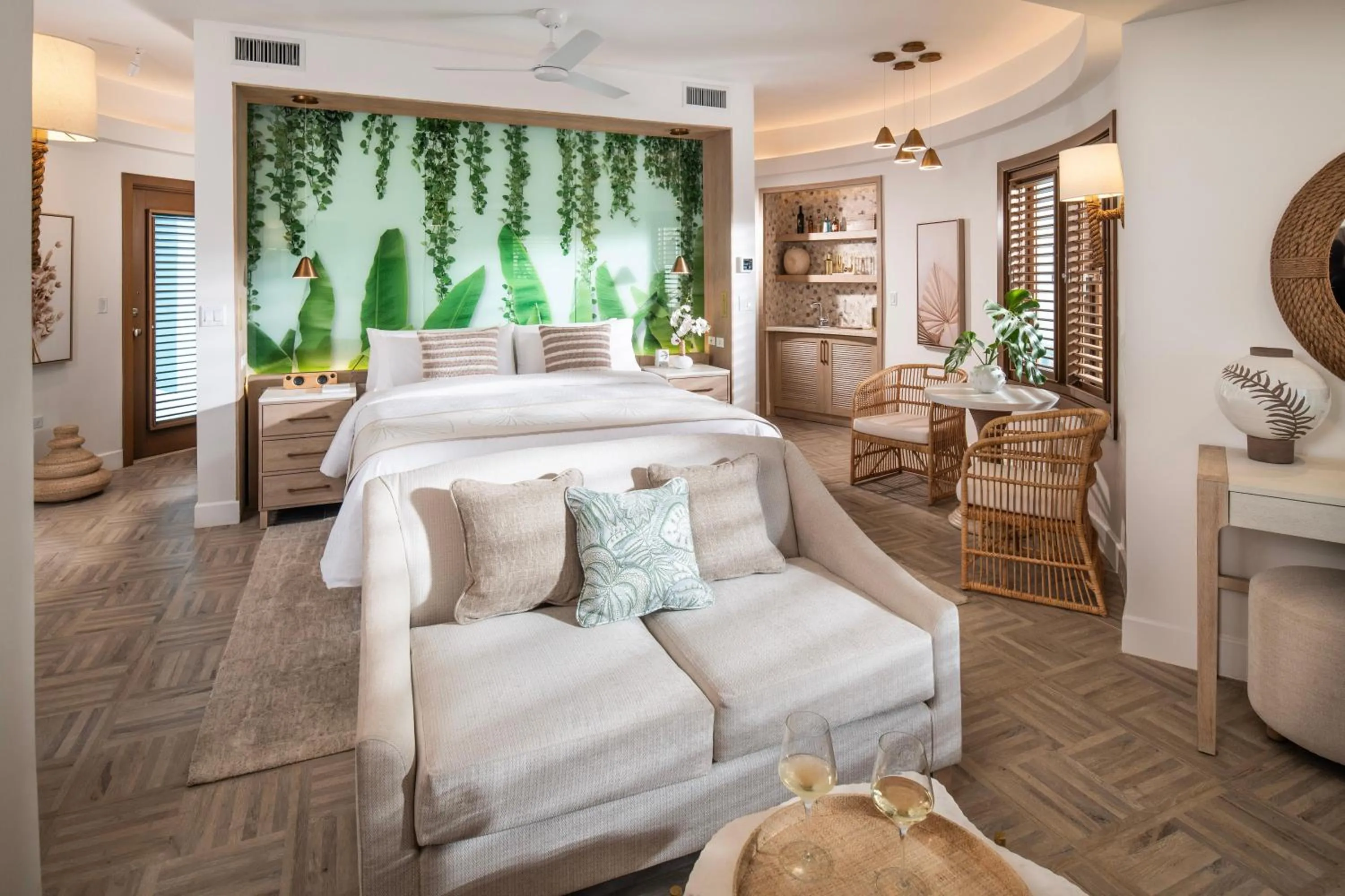 Photo of the whole room, Bed in Sandals Dunns River All Inclusive Couples Only