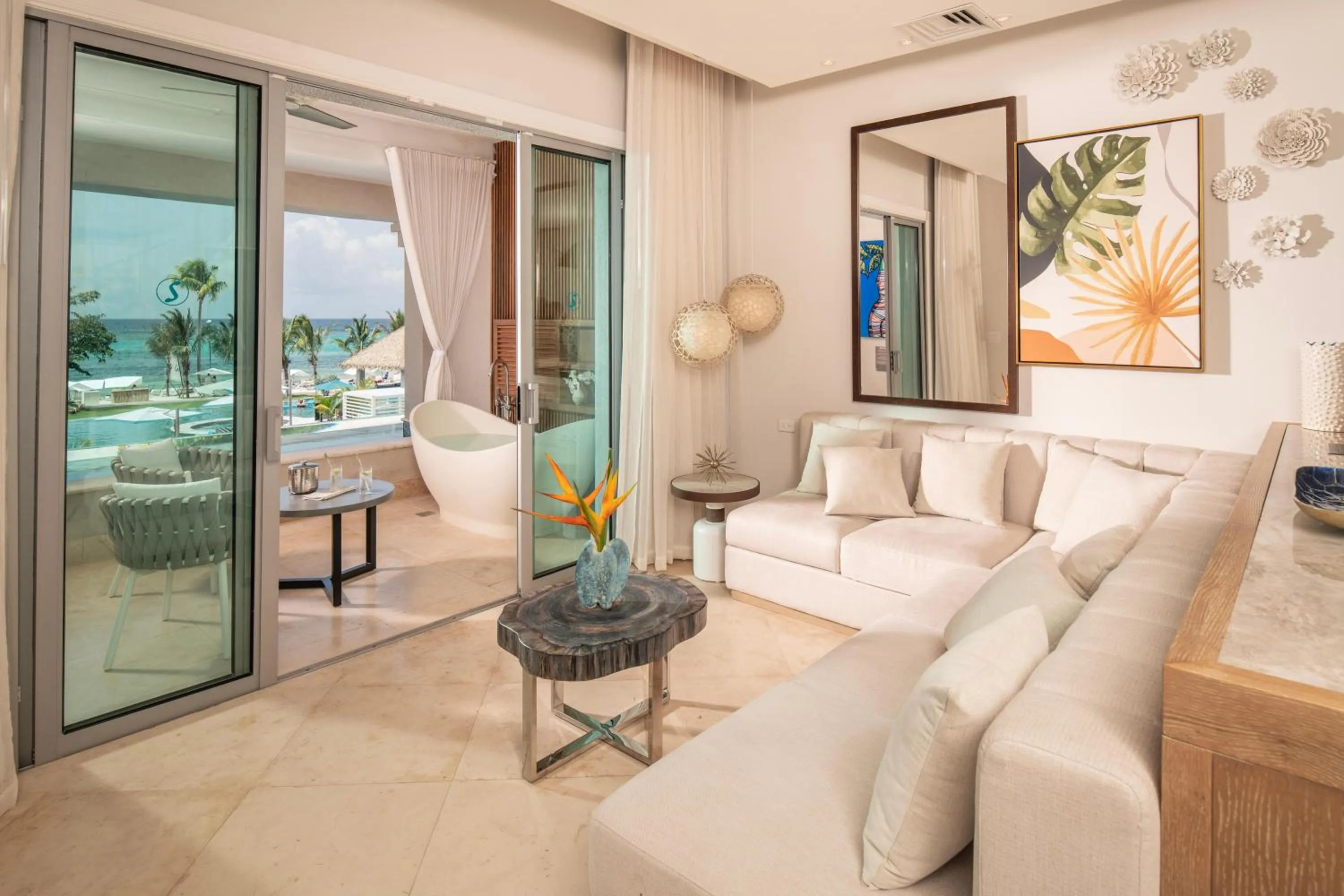 Photo of the whole room in Sandals Dunns River All Inclusive Couples Only