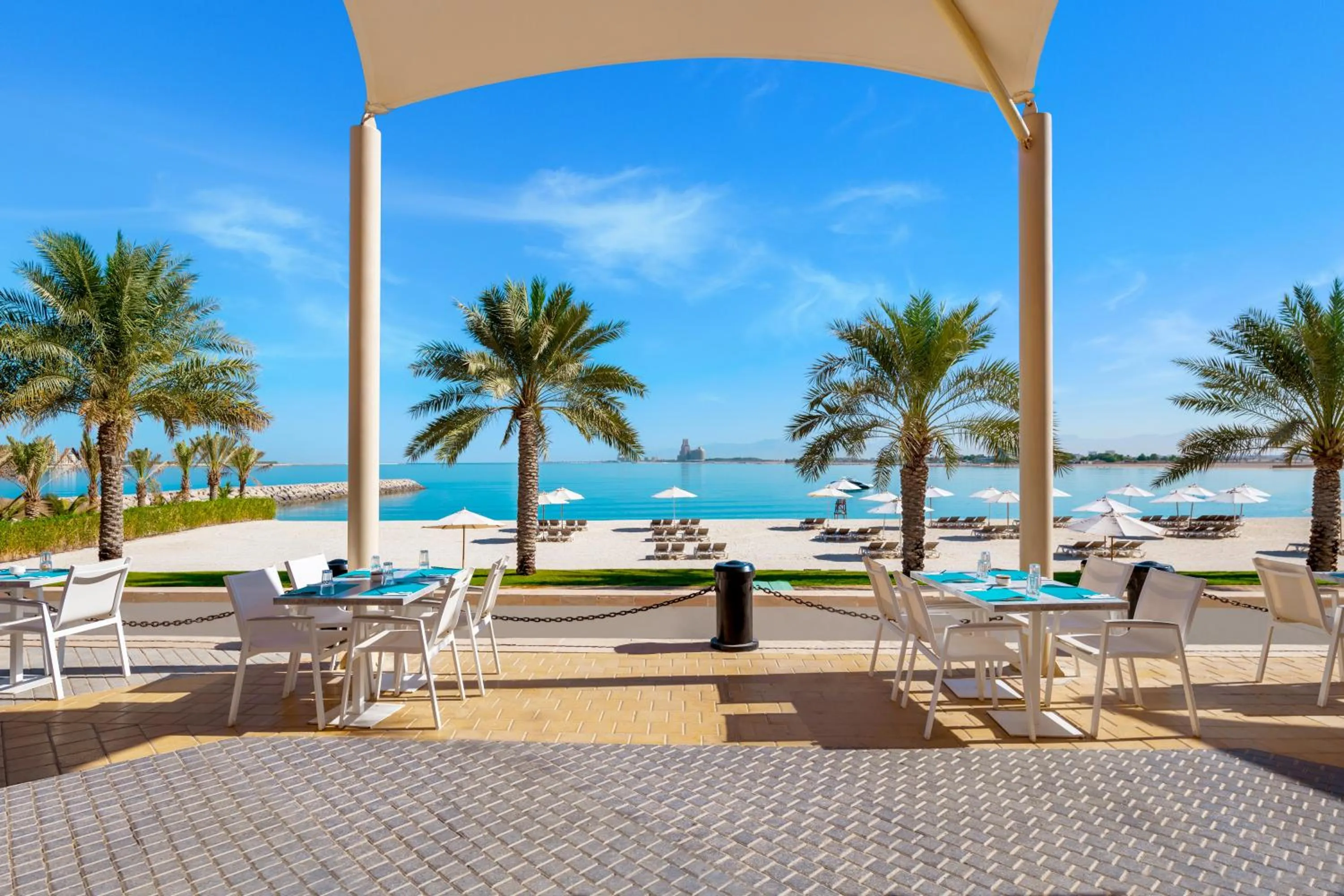 Patio in Rixos Bab Al Bahr - Ultra All Inclusive