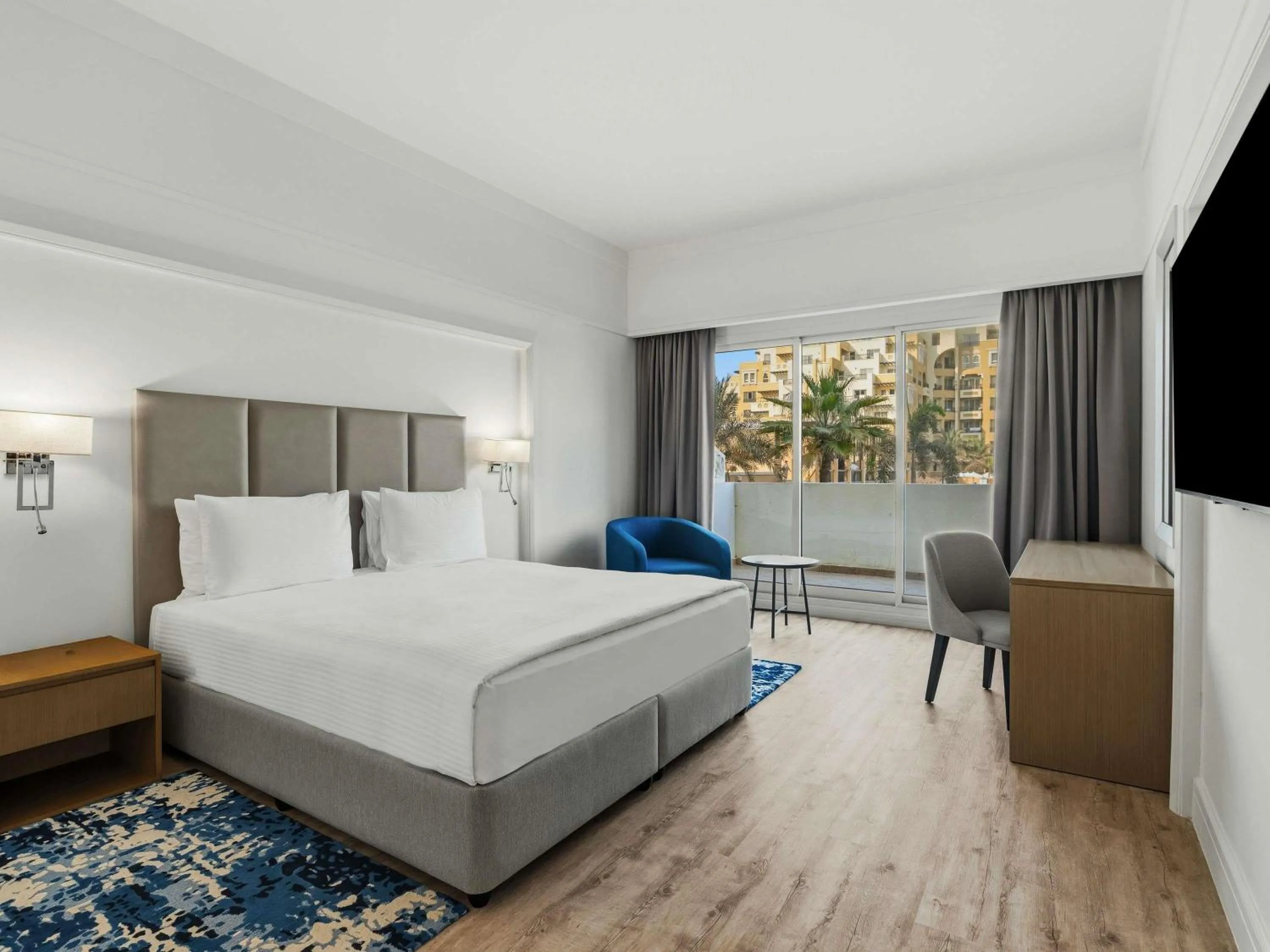 Bedroom, Bed in Rixos Bab Al Bahr - Ultra All Inclusive