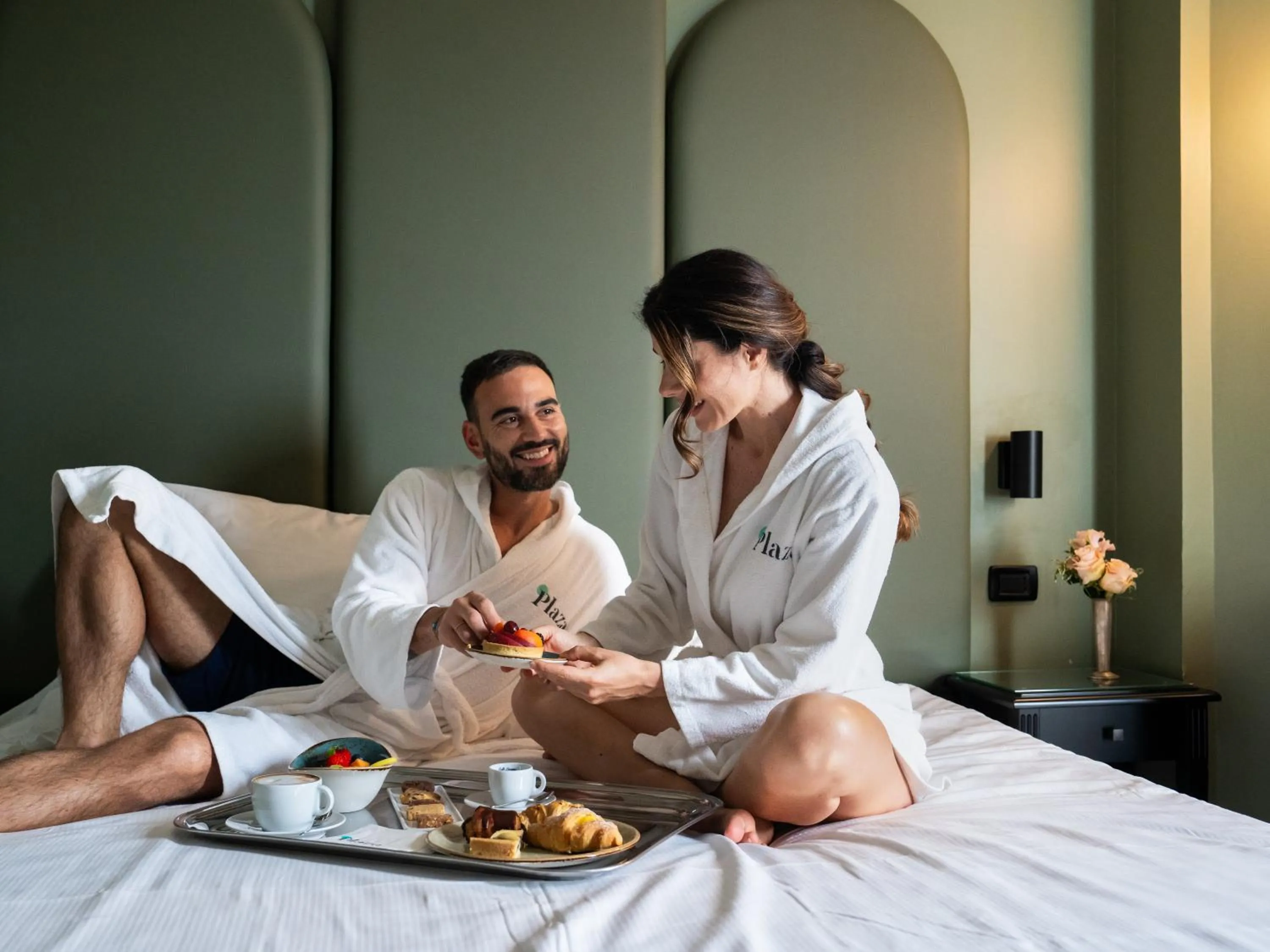 Bedroom, Bed in Plaza Hotel Abano Terme