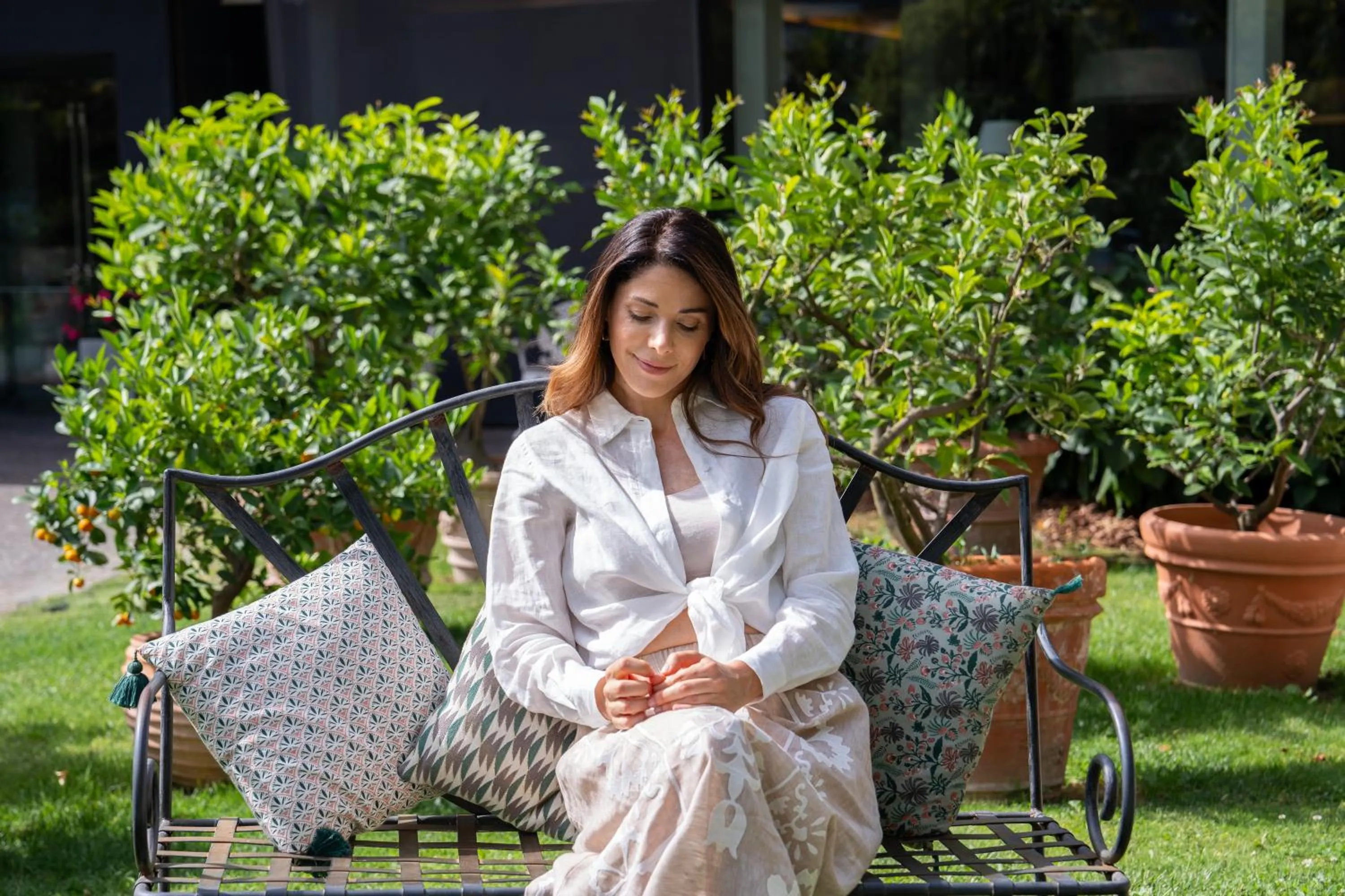 Garden in Plaza Hotel Abano Terme