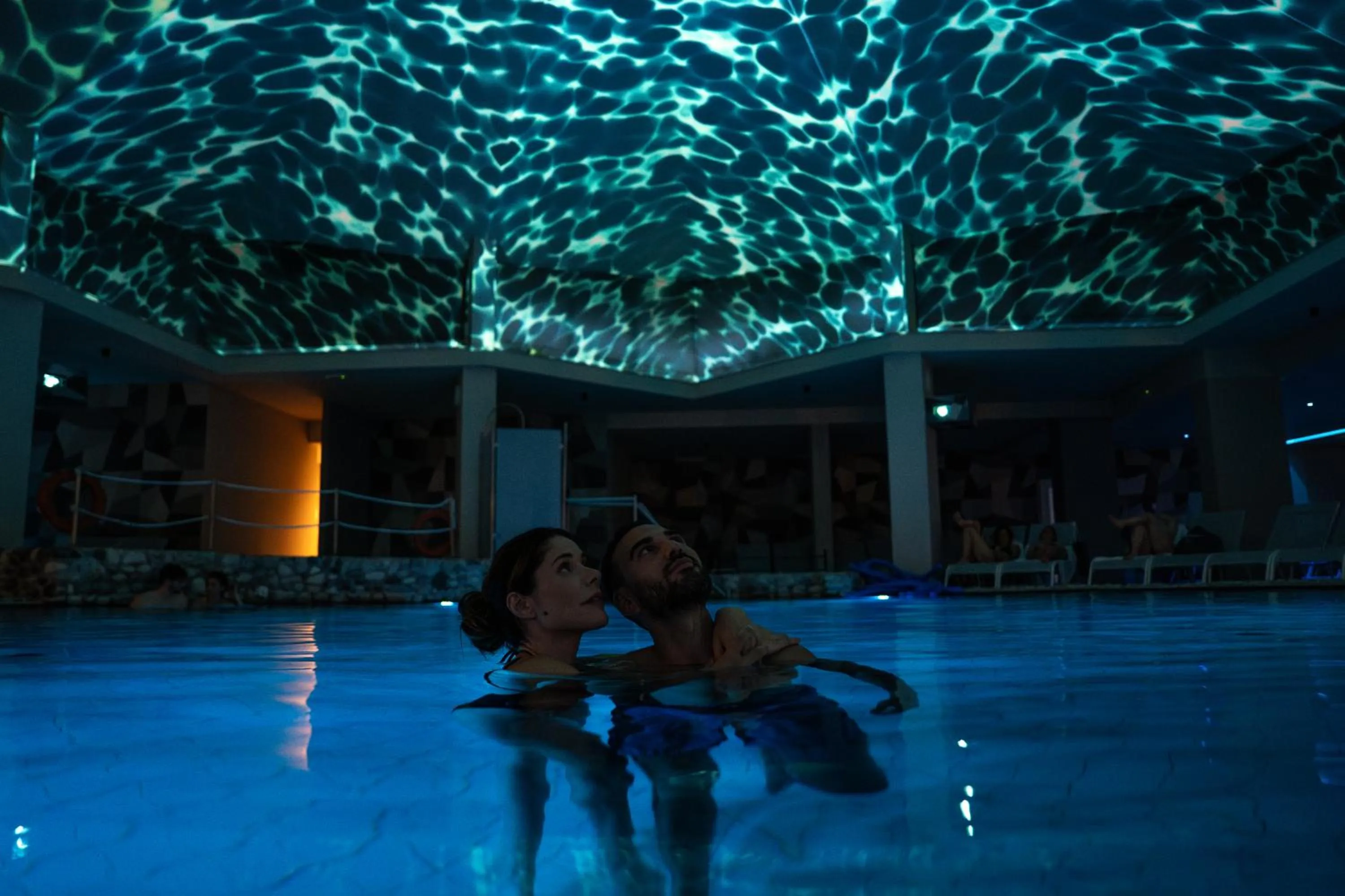 Swimming pool in Plaza Hotel Abano Terme