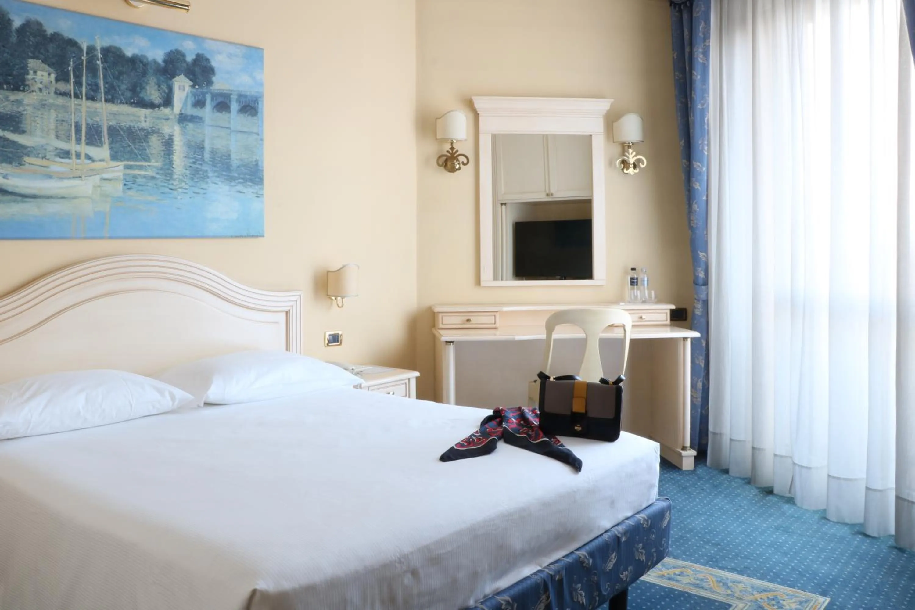 Bedroom, Bed in Plaza Hotel Abano Terme