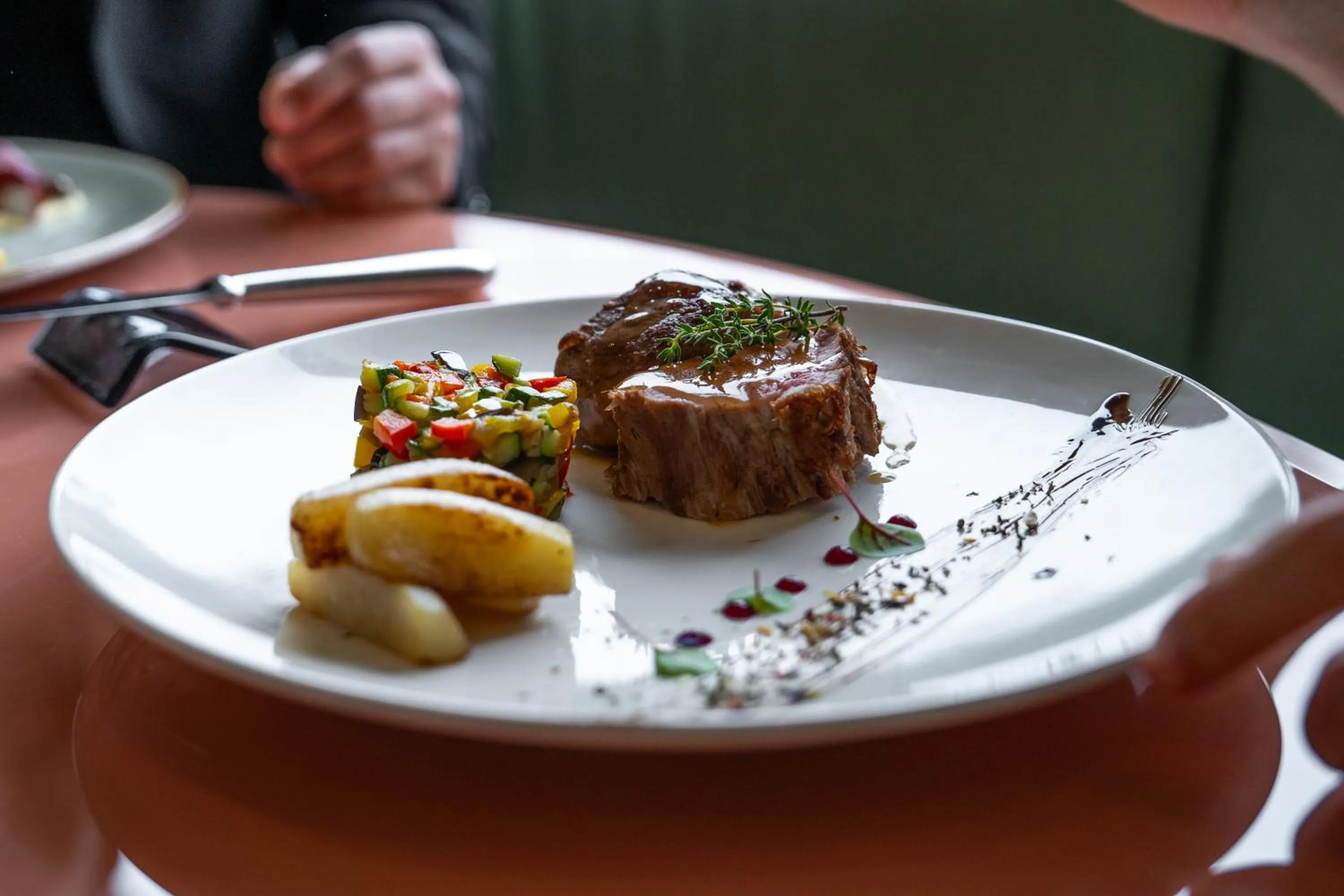 Food close-up in Plaza Hotel Abano Terme