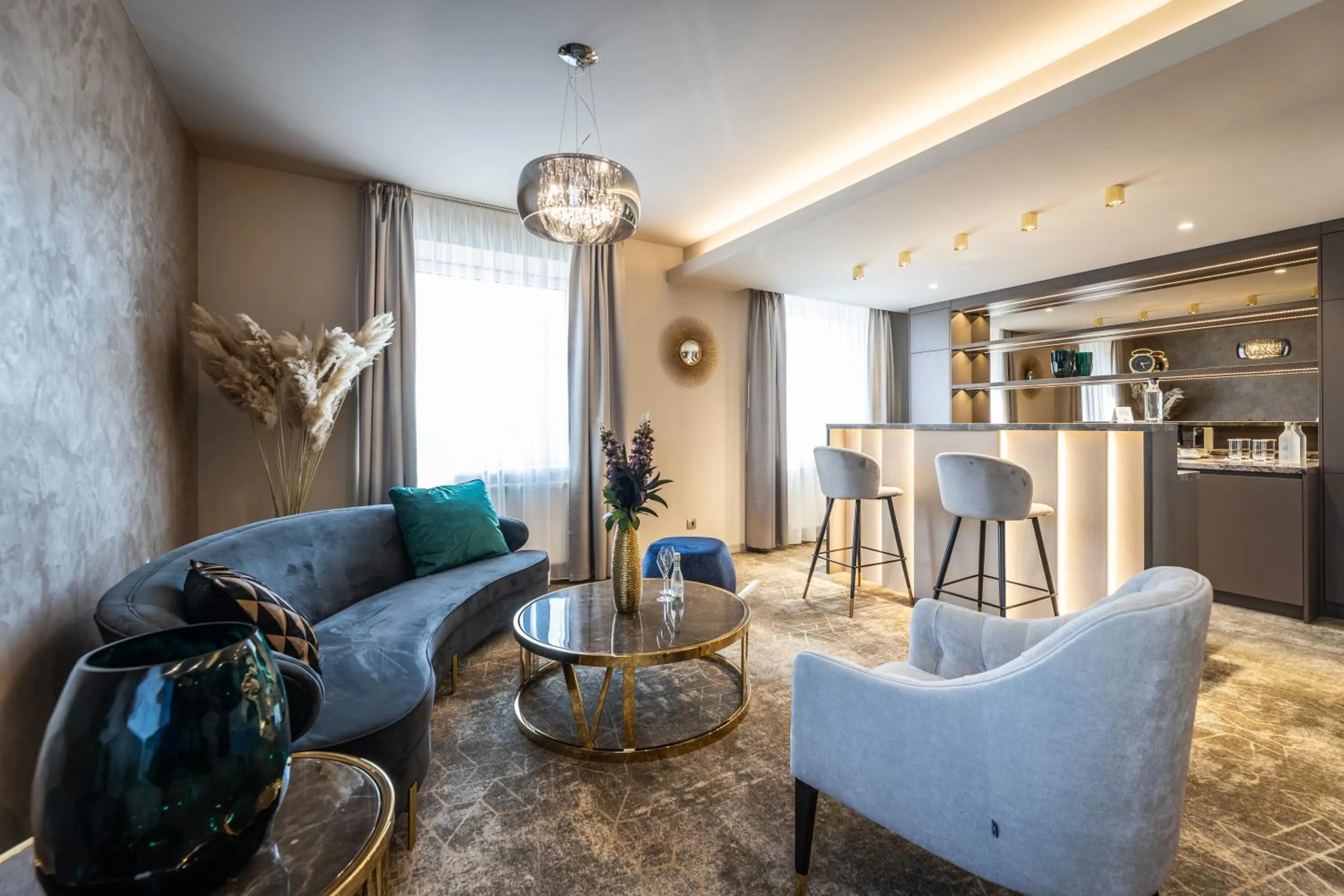 Living room in HOTEL EUROPA