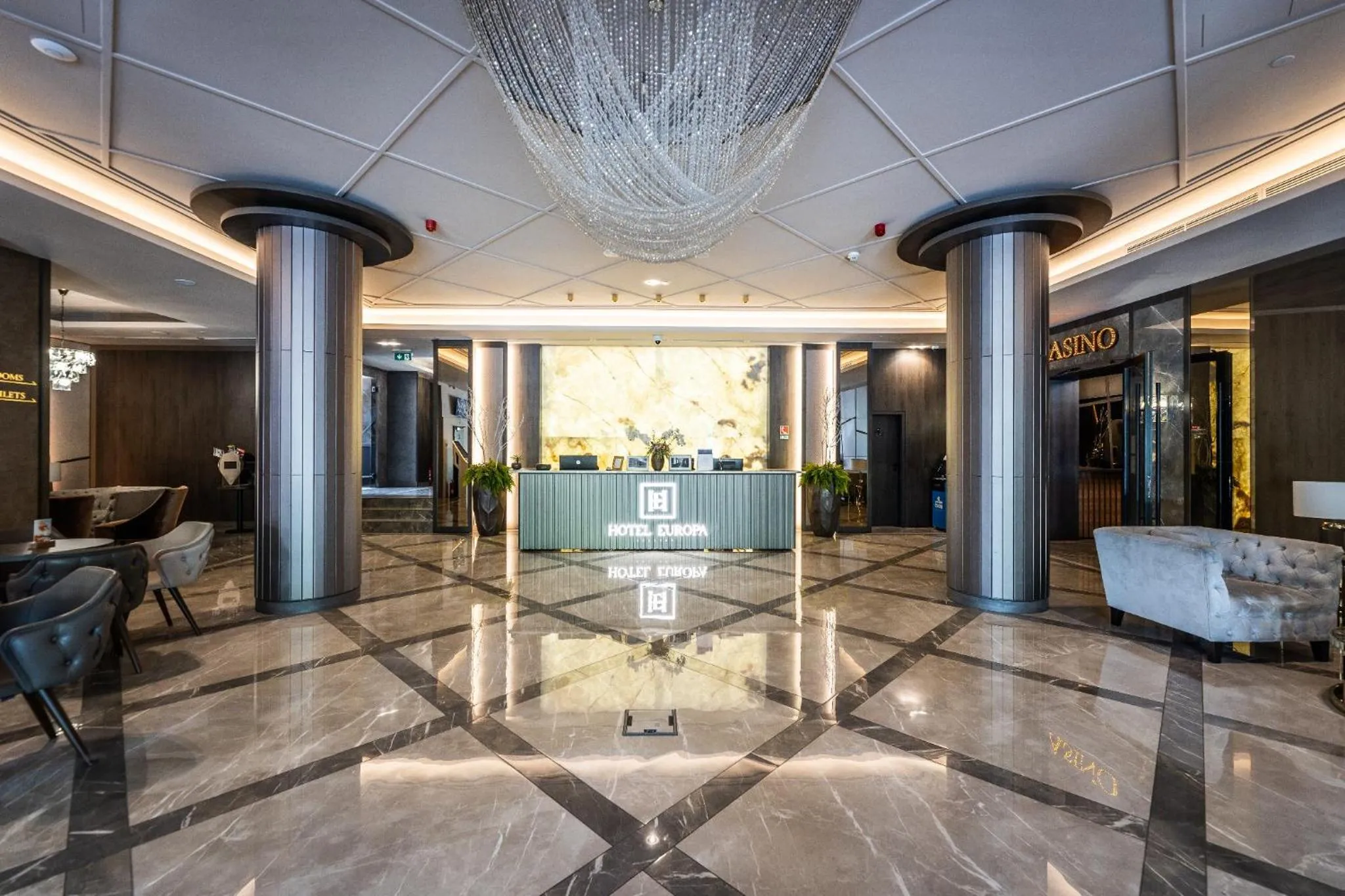 Lobby or reception in HOTEL EUROPA