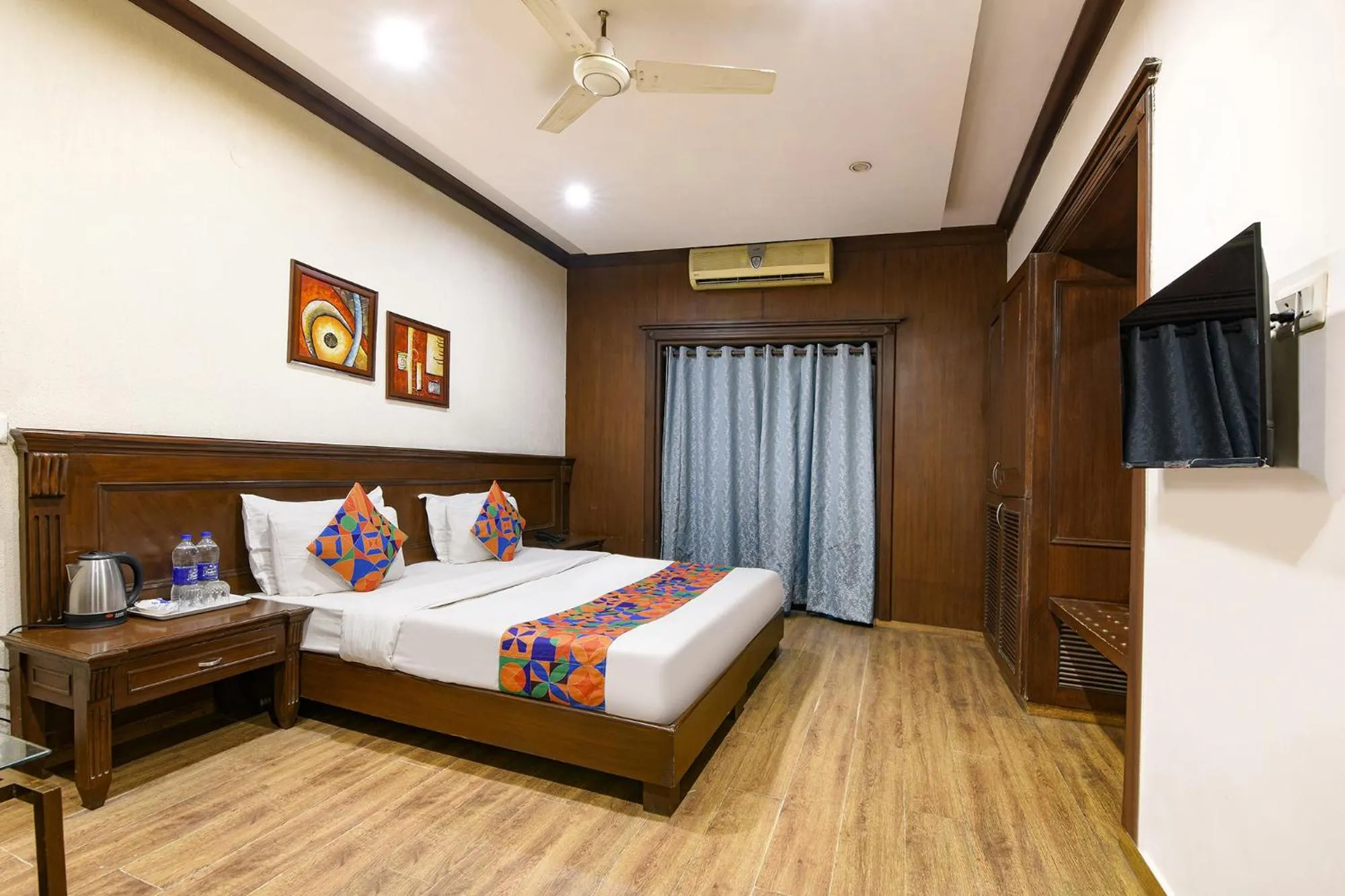 Bed in FabHotel Siris 18 - Aravali Biodiversity Park