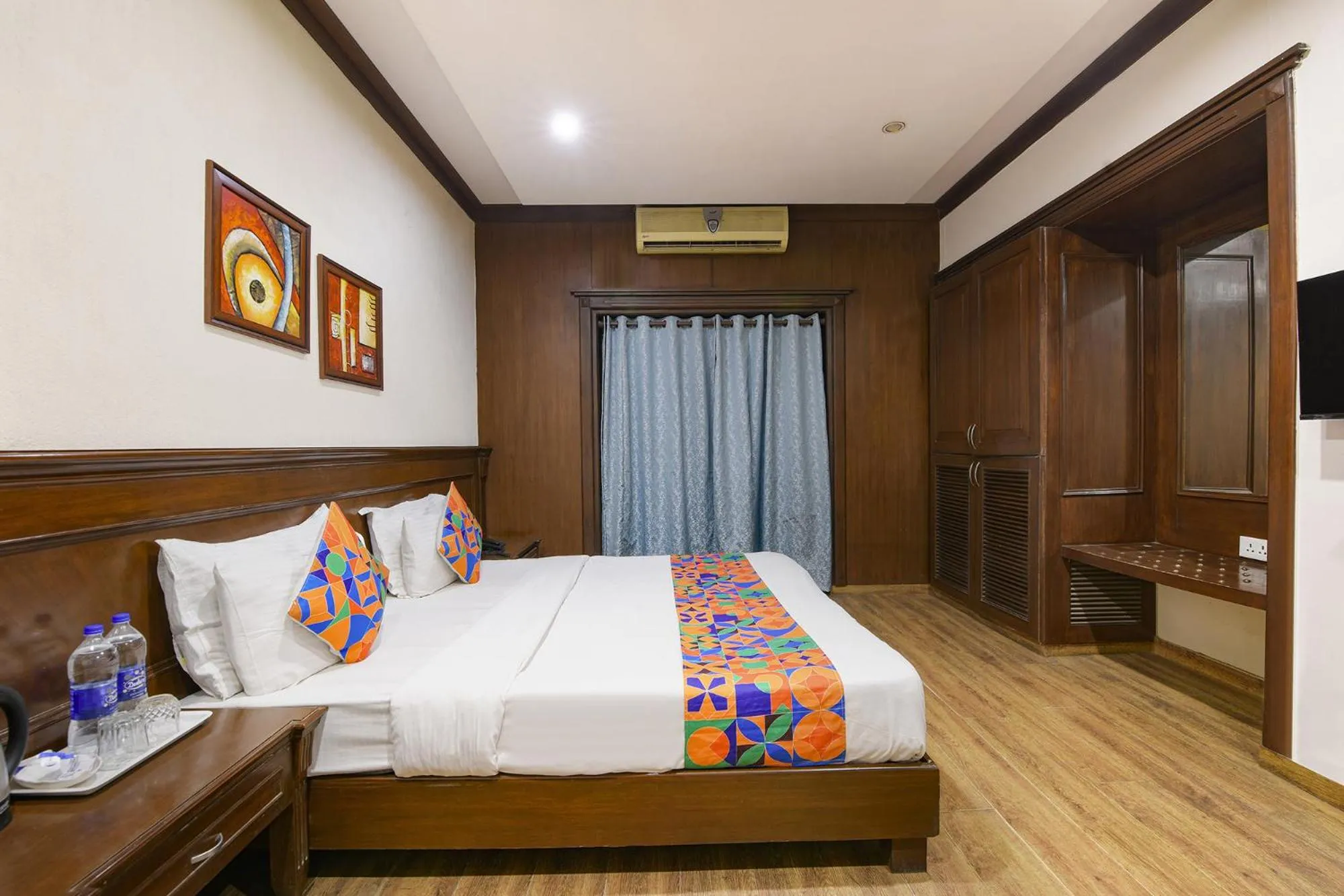 Bed in FabHotel Siris 18 - Aravali Biodiversity Park
