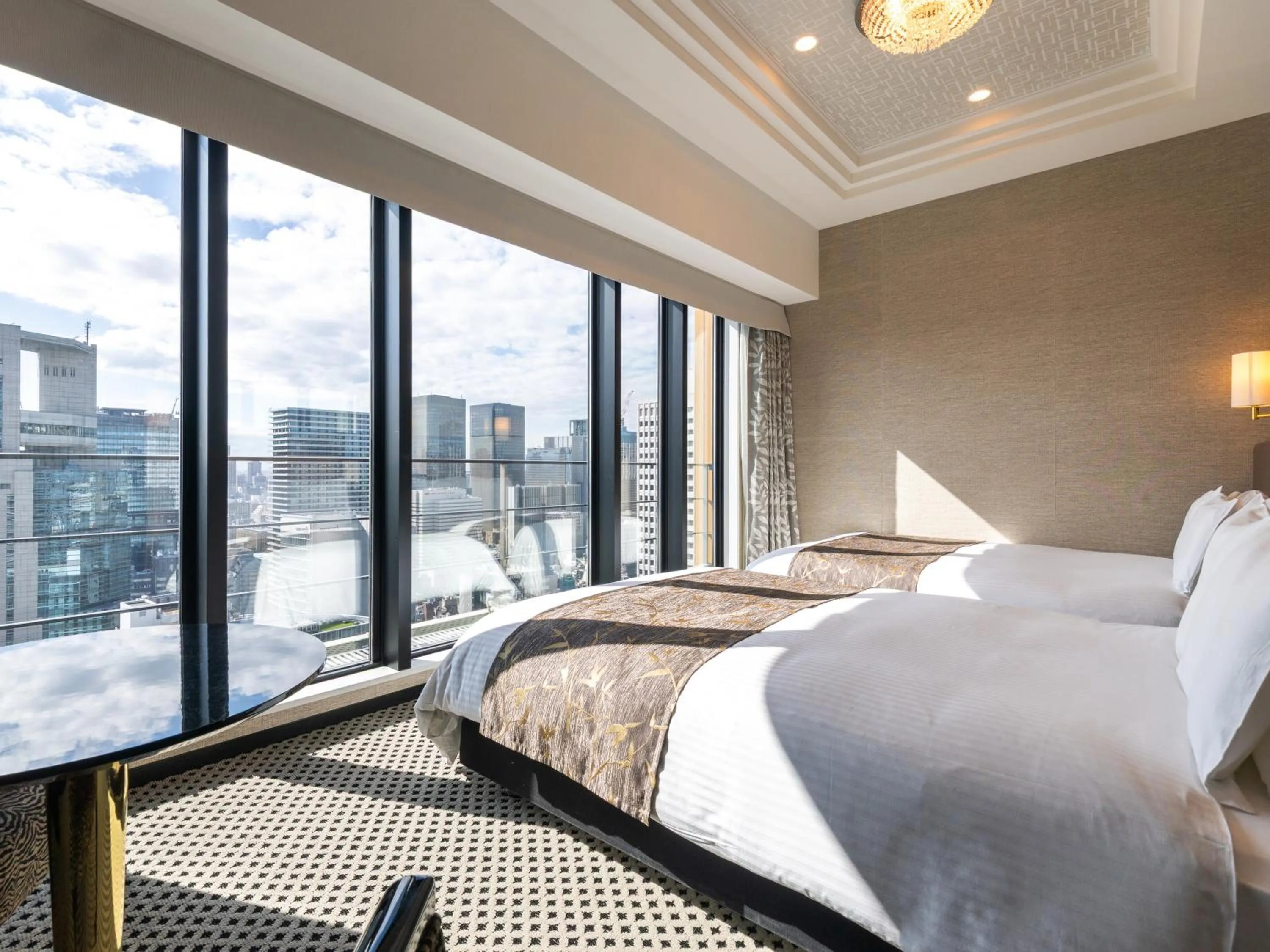 Photo of the whole room, Bed in APA Hotel & Resort Osaka Umeda Eki Tower