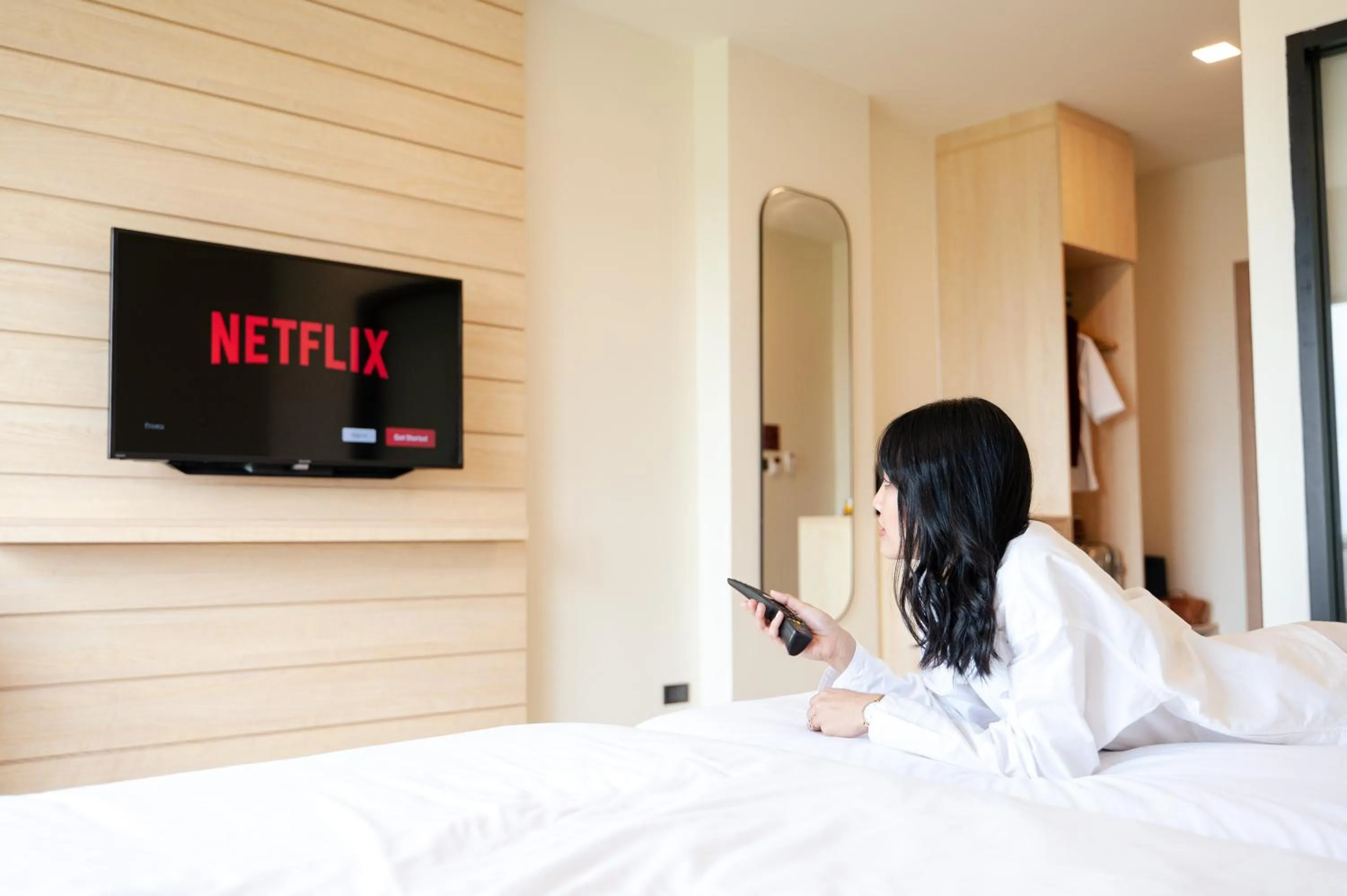 Bed in Mayuu Ayutthaya Hotel