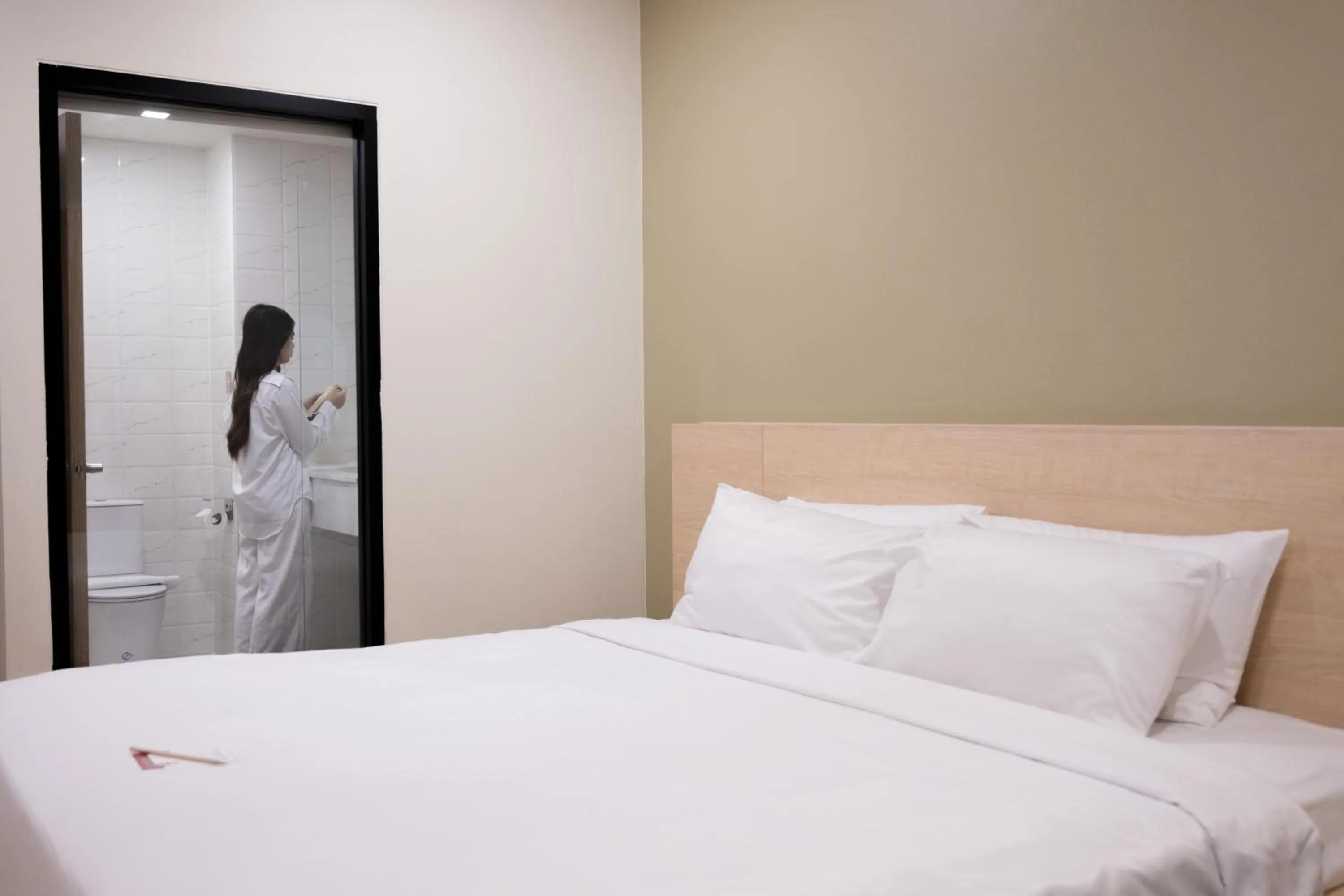 Bed in Mayuu Ayutthaya Hotel