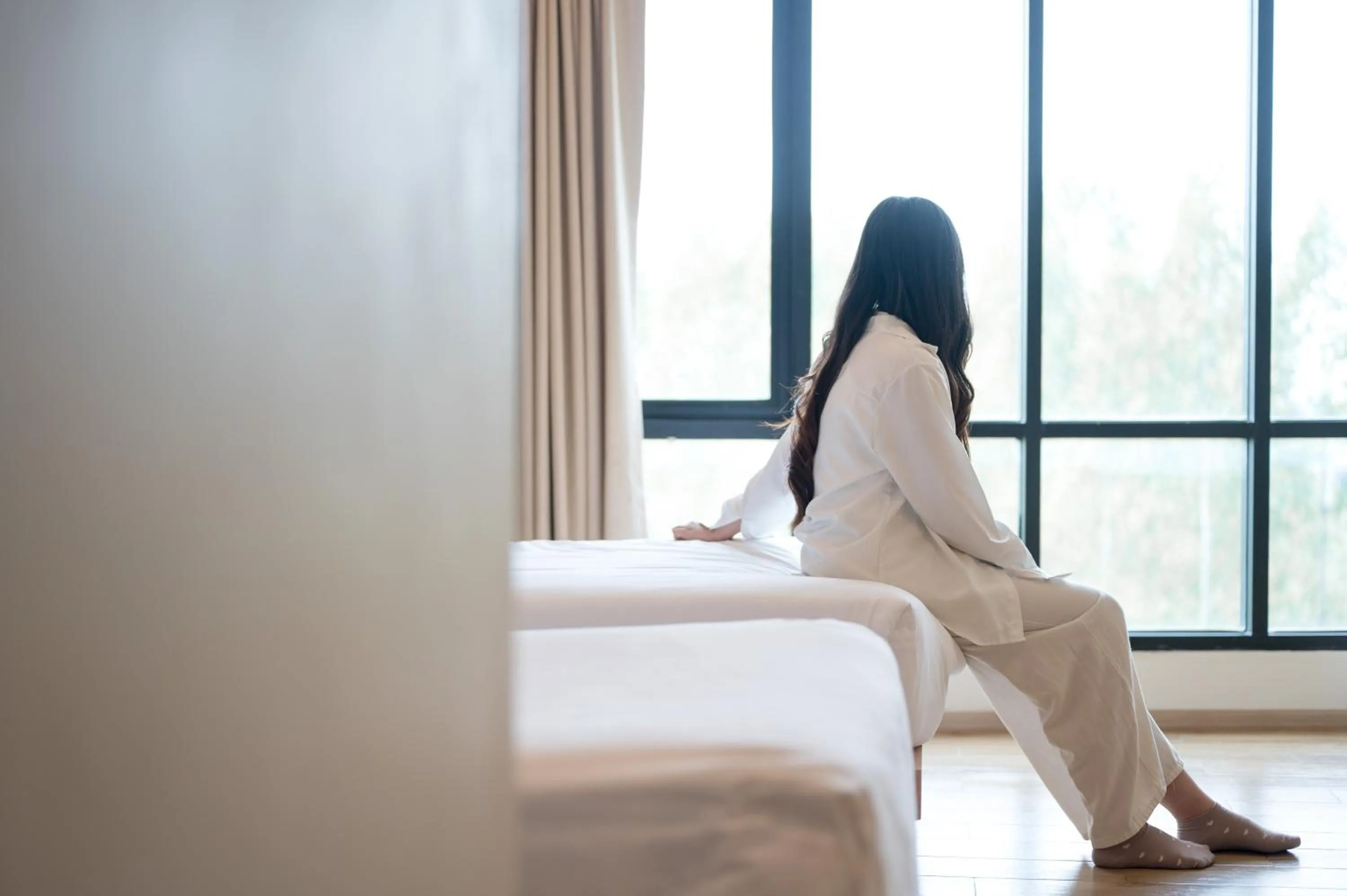 Bed in Mayuu Ayutthaya Hotel