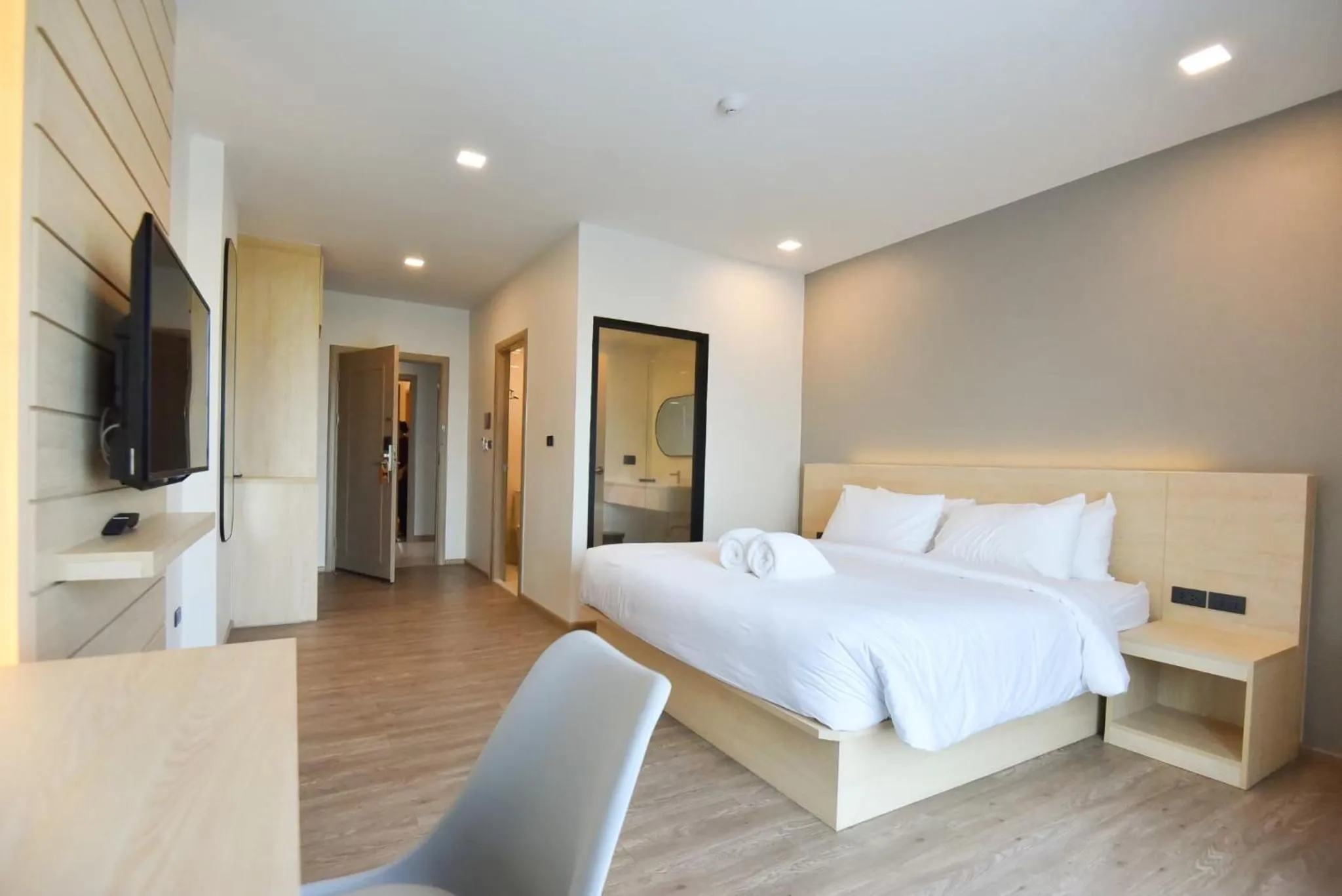 Bed in Mayuu Ayutthaya Hotel