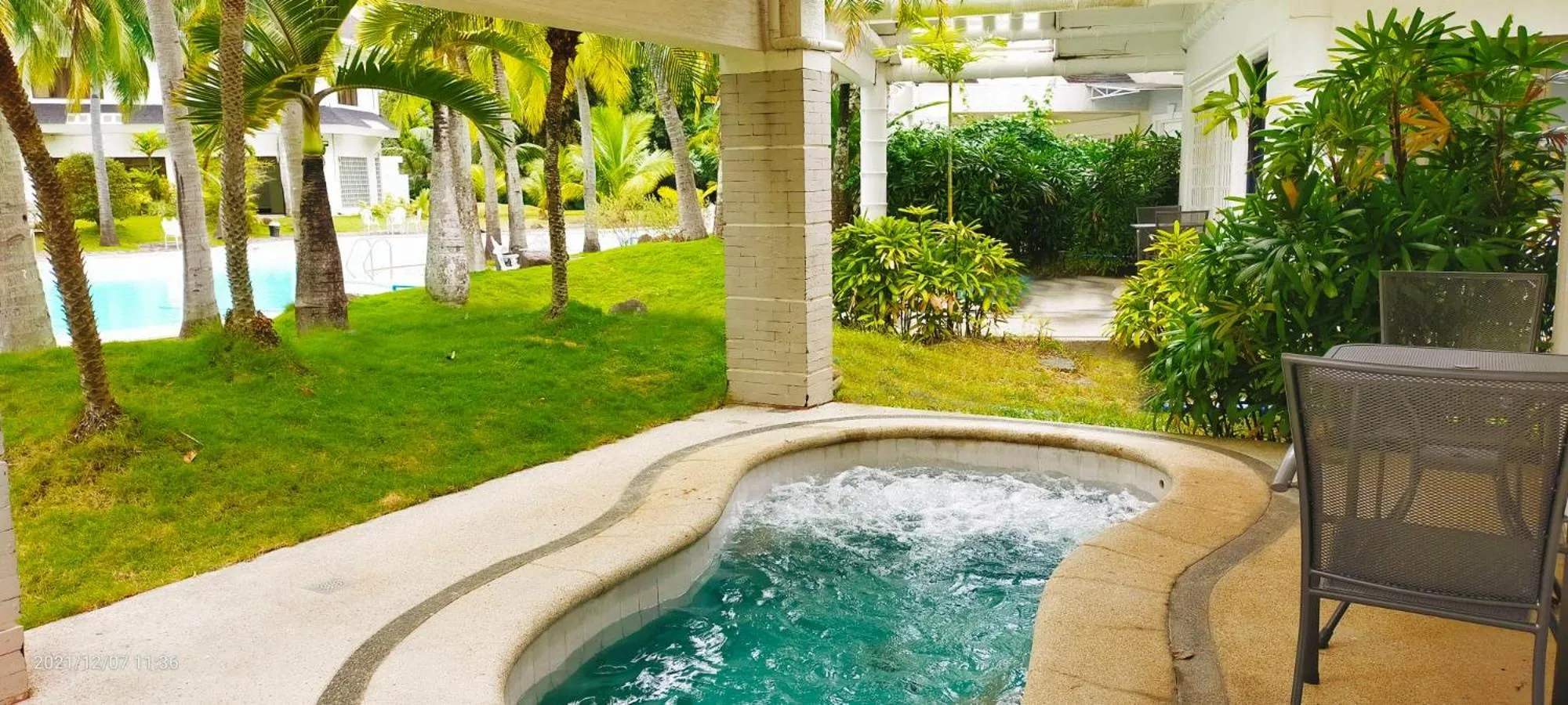 Hot Spring Bath in Chateau Bleu Resort