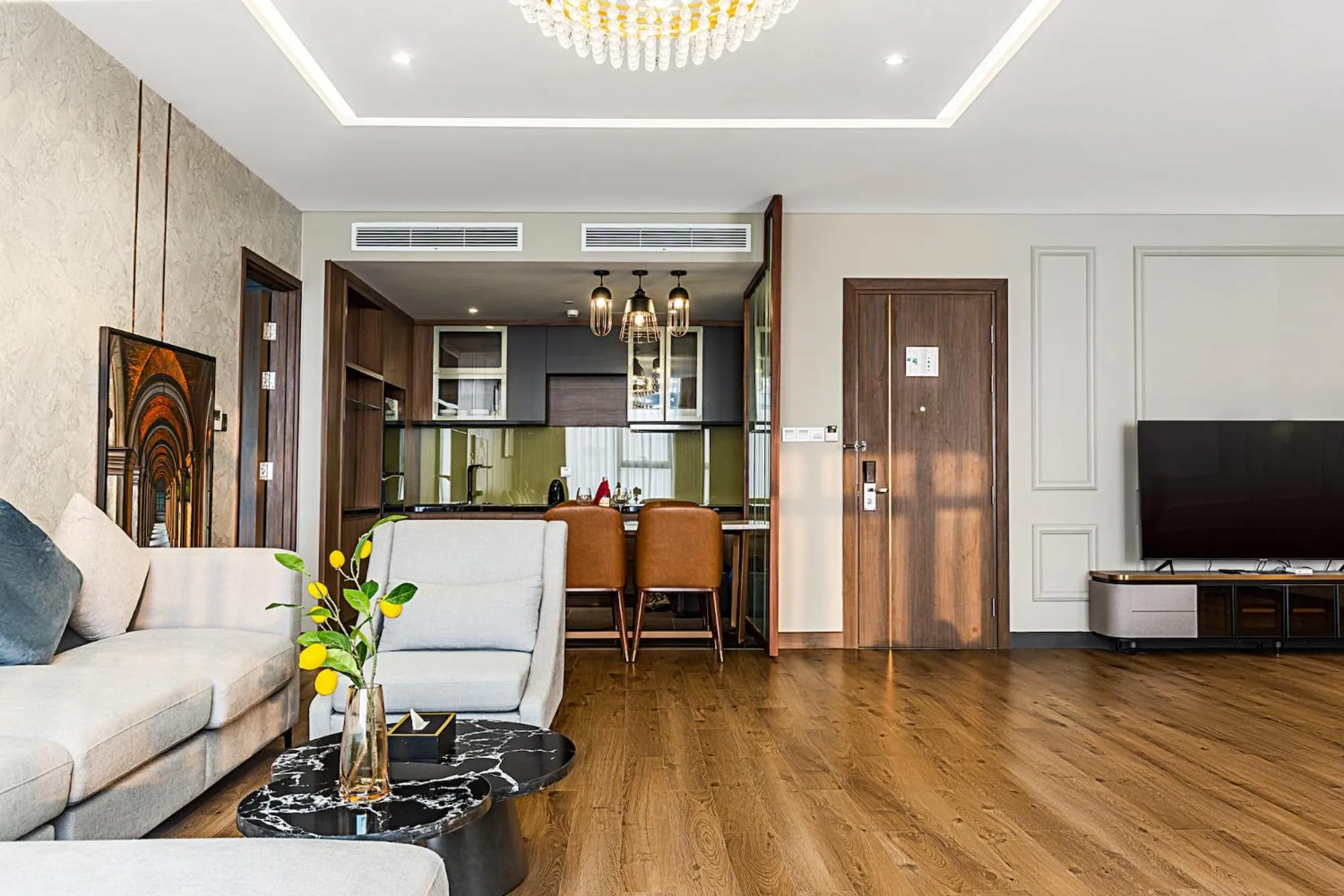 Living room in Peninsula Hotel Danang