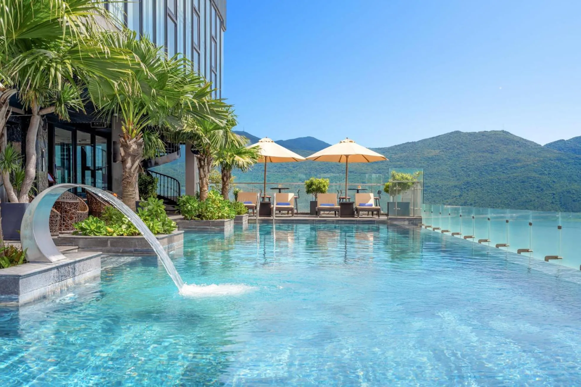 Swimming pool in Peninsula Hotel Danang
