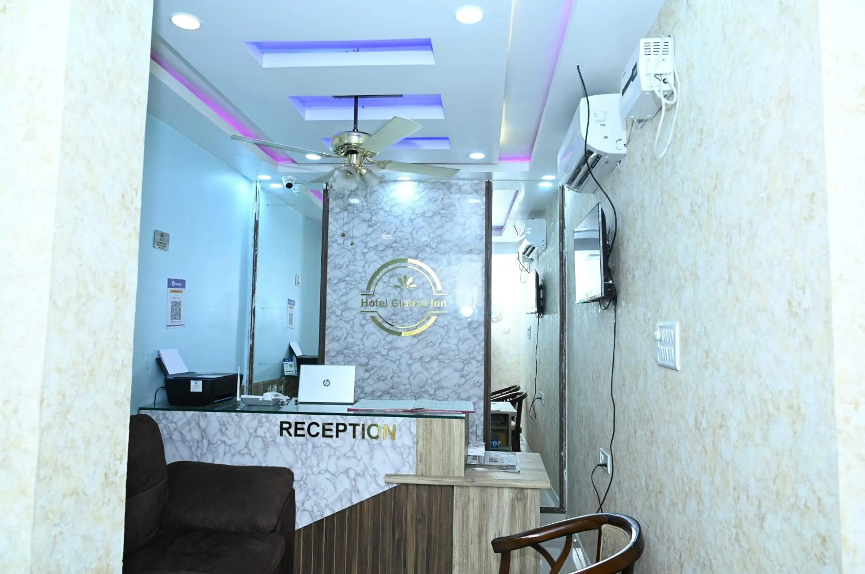 Lobby or reception in Super Hotel O Glance Inn