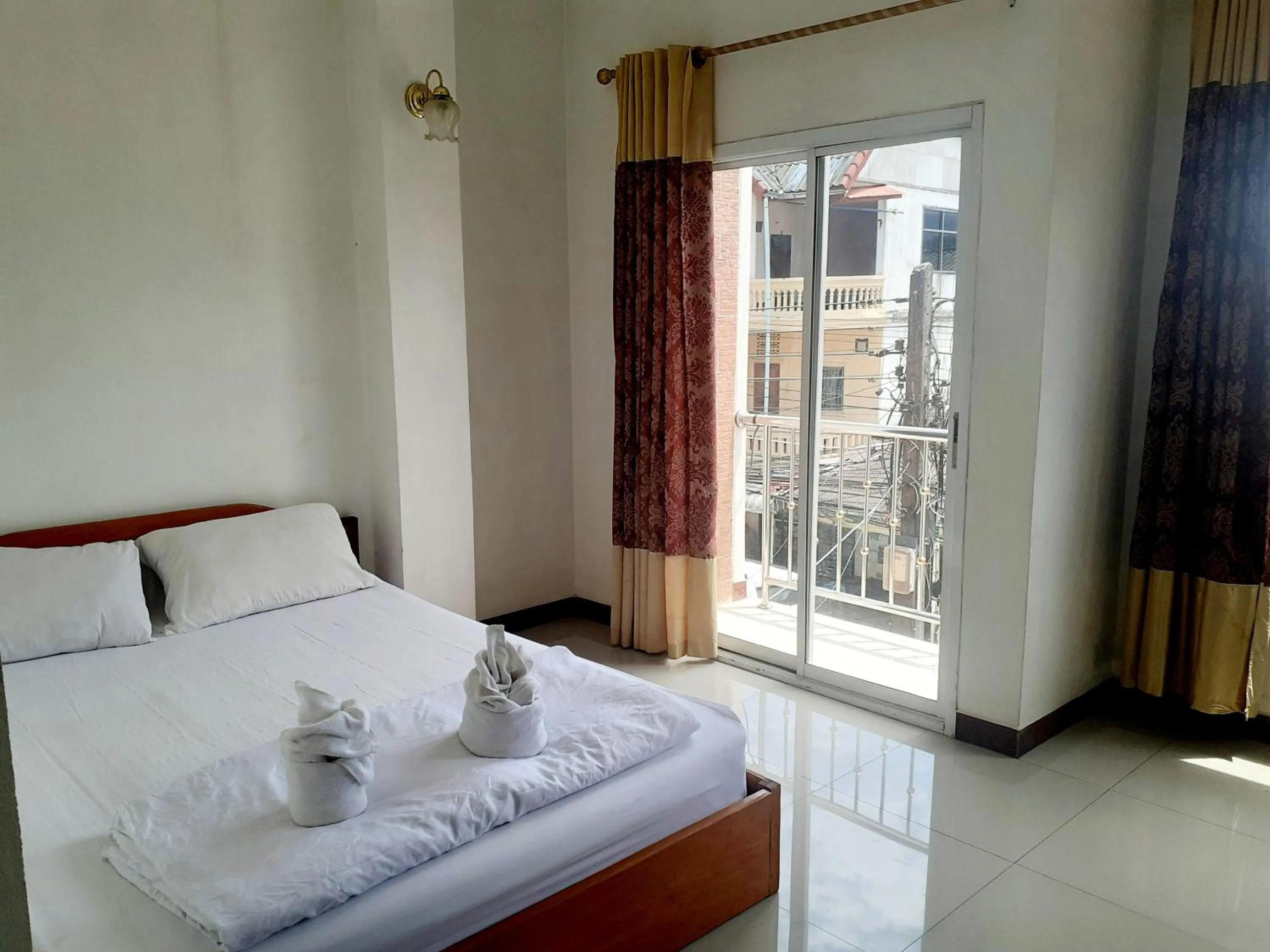 Bed in Hom pho guesthouse