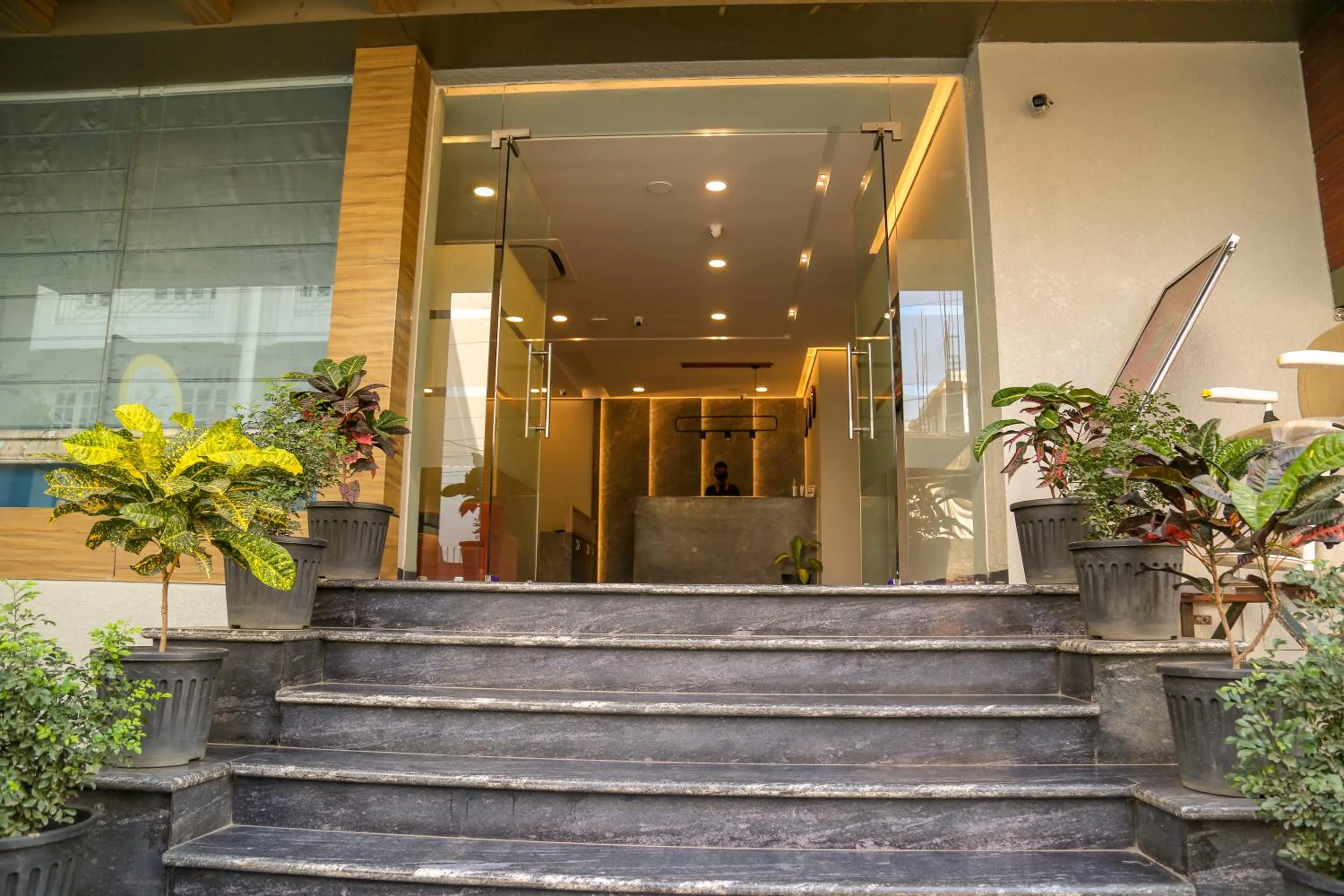 Facade/entrance in Four Leaf Hotel - Sapphire Blue, Varanasi