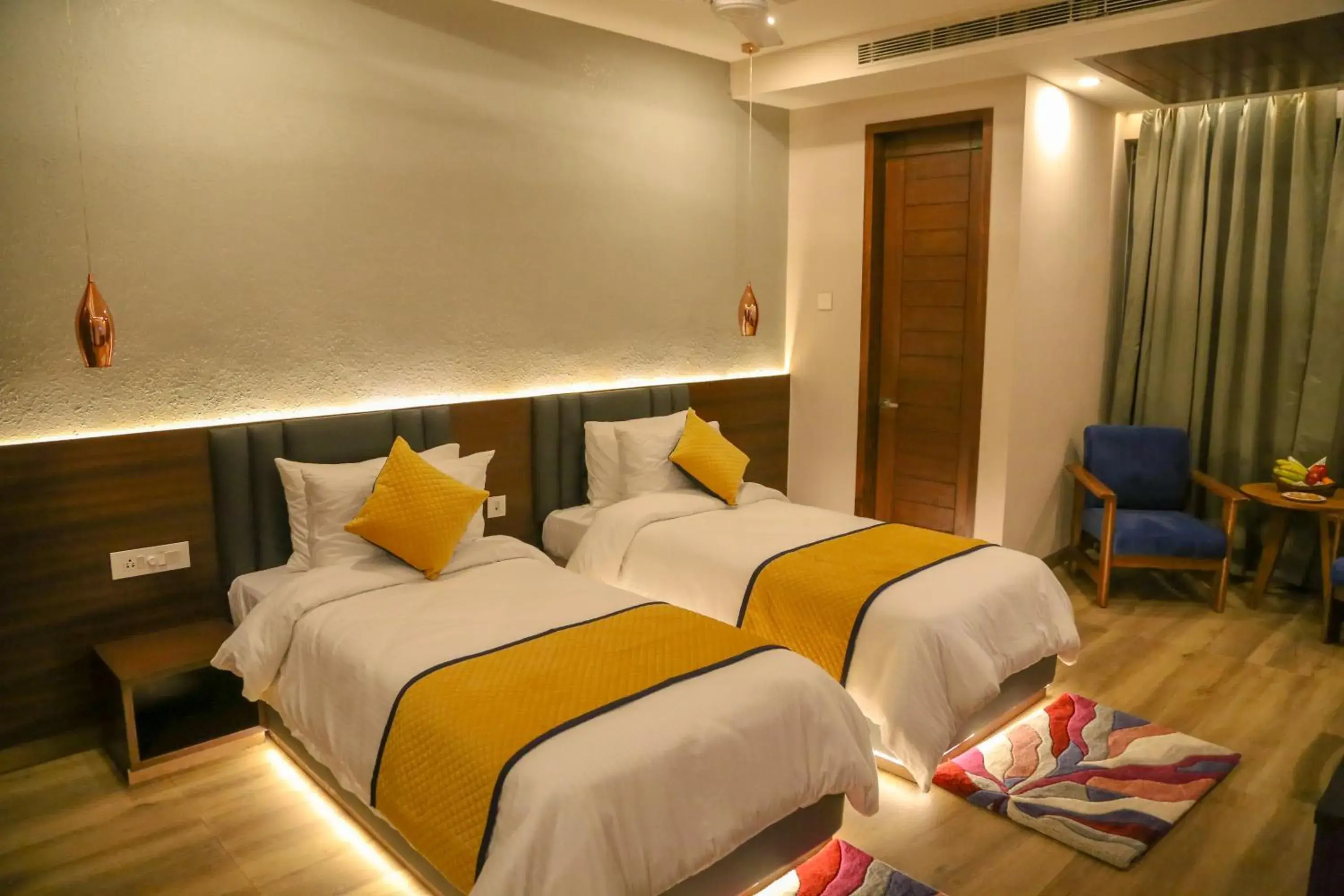 Superior Double or Twin Room in Four Leaf Hotel - Sapphire Blue, Varanasi Superior Double or Twin Room in Four Leaf Hotel - Sapphire Blue, Varanasi