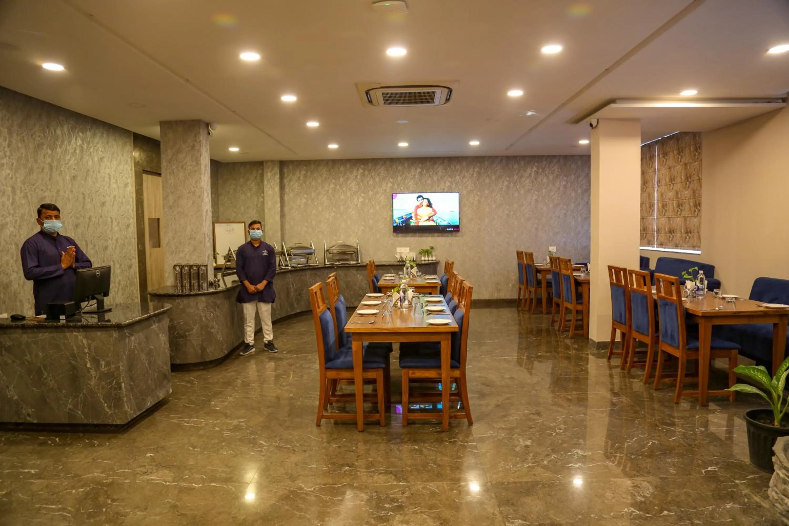 Staff in Four Leaf Hotel - Sapphire Blue, Varanasi