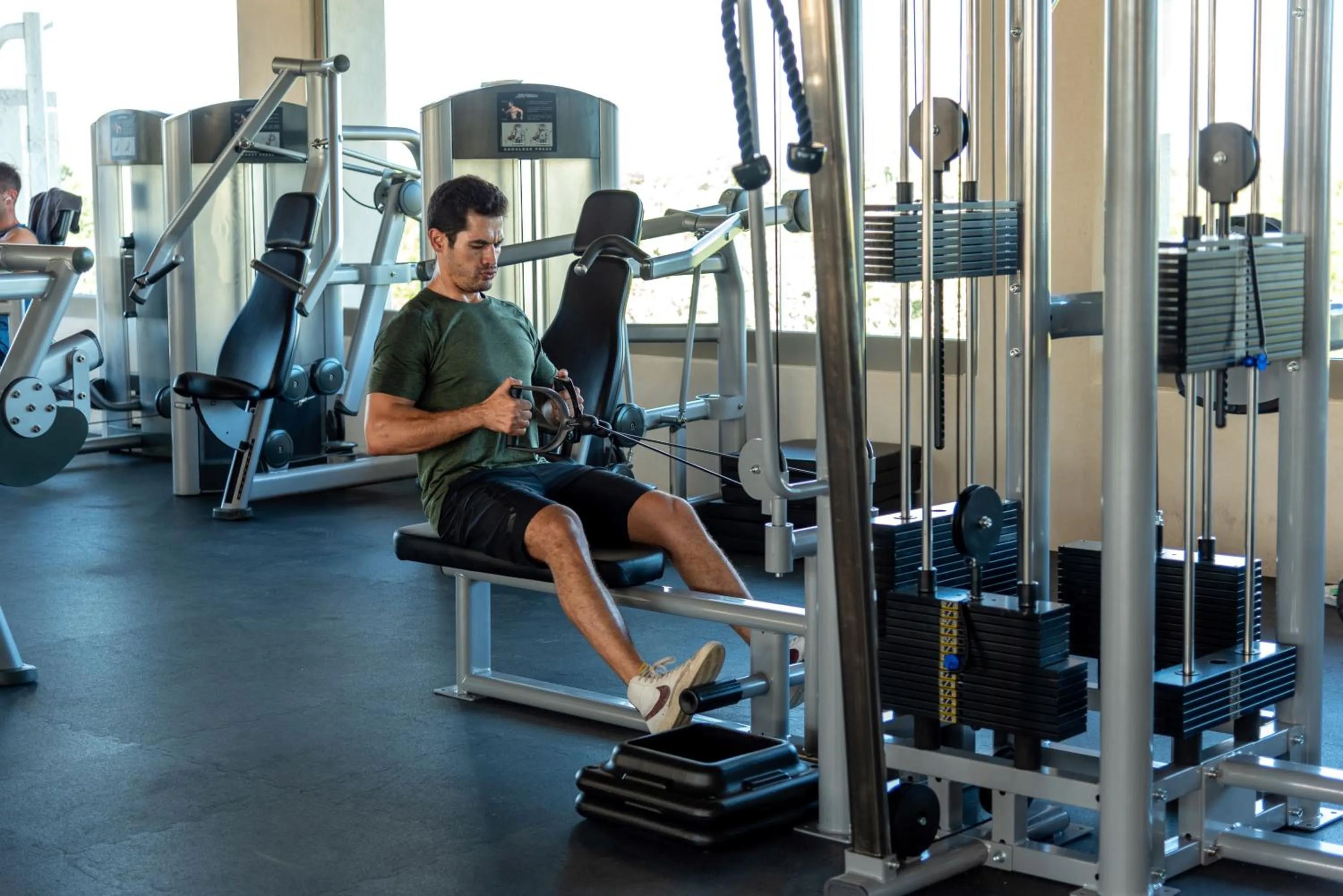 Fitness centre/facilities in Motto By Hilton Tulum