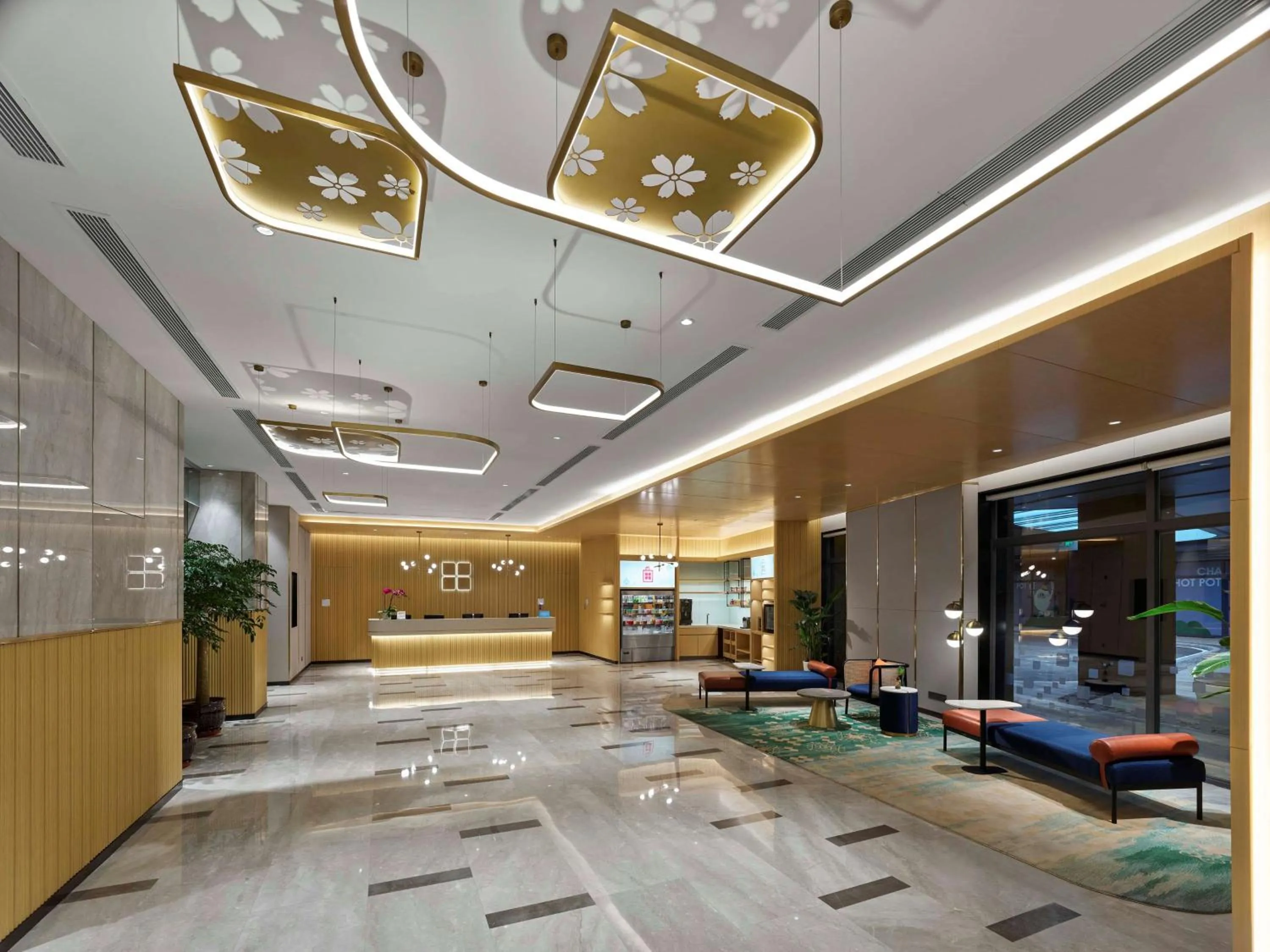 Lobby or reception in Hilton Garden Inn Lhasa