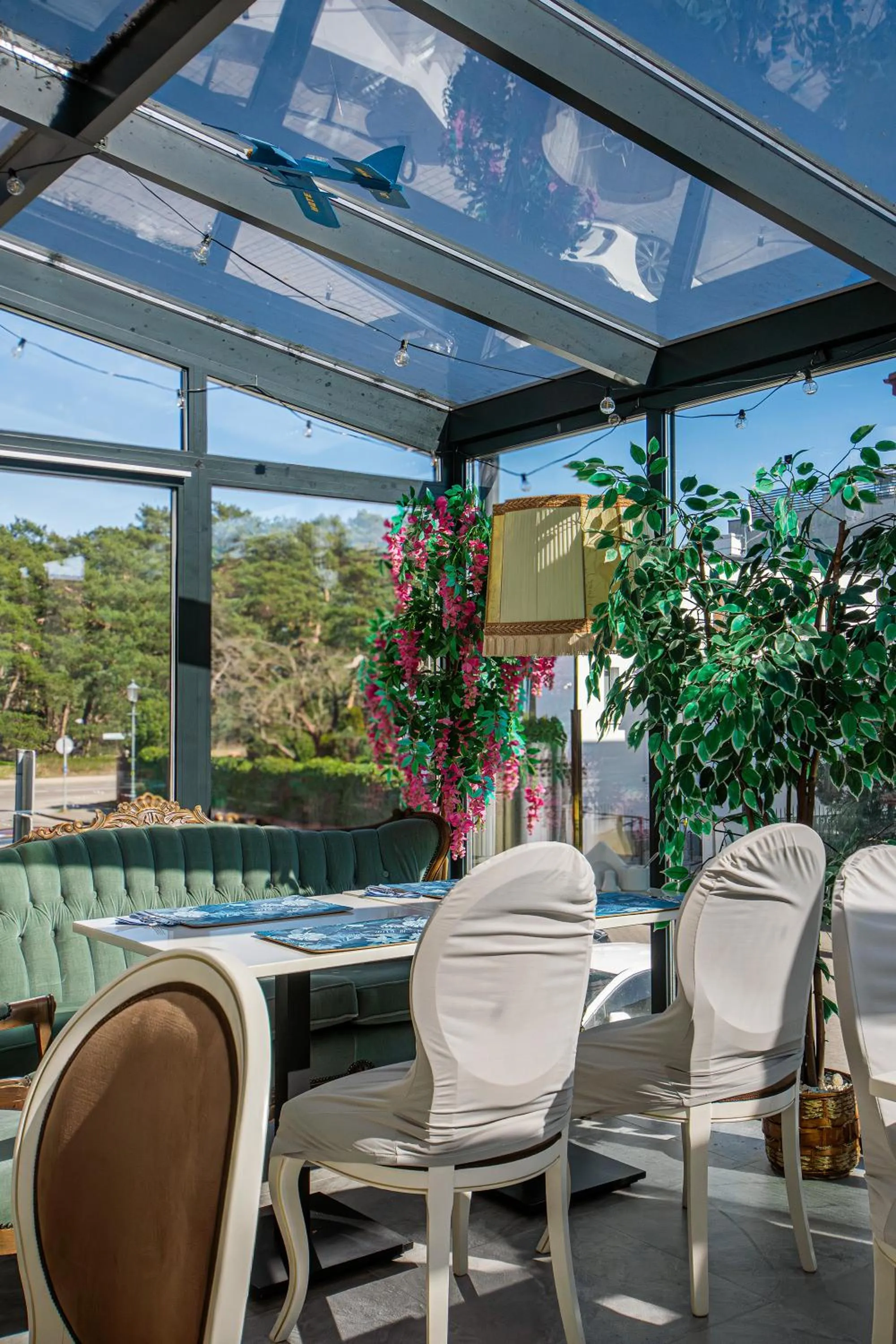 Patio in Moris Boutique Beach Hotel