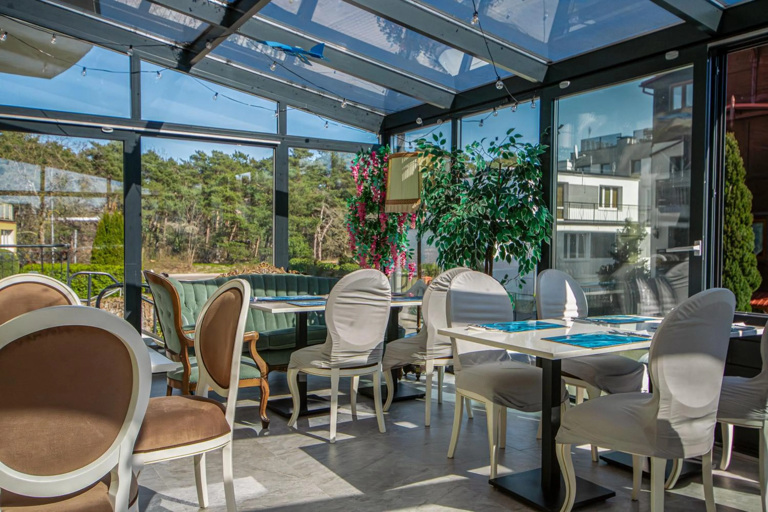 Patio in Moris Boutique Beach Hotel