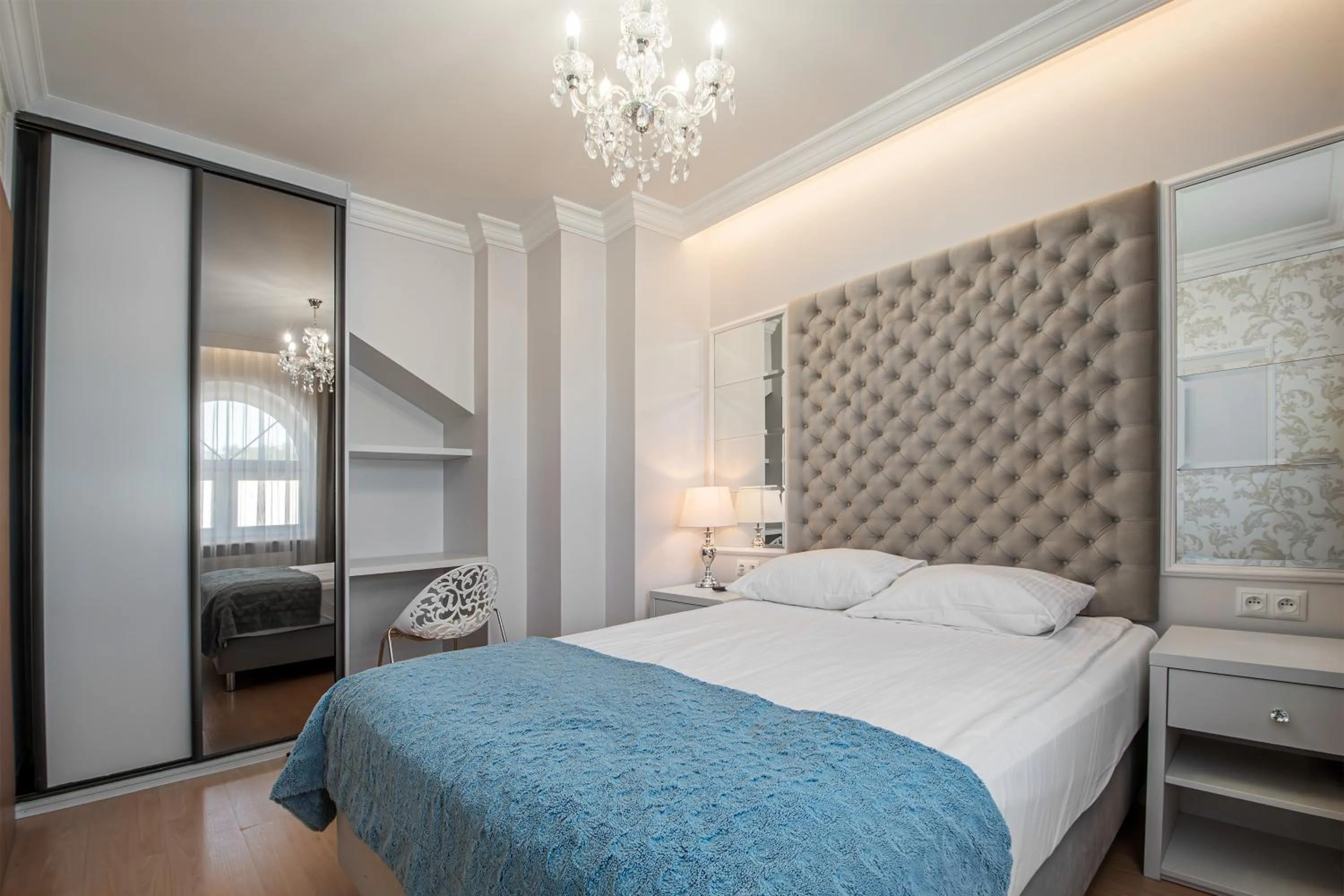 Bed in Moris Boutique Beach Hotel