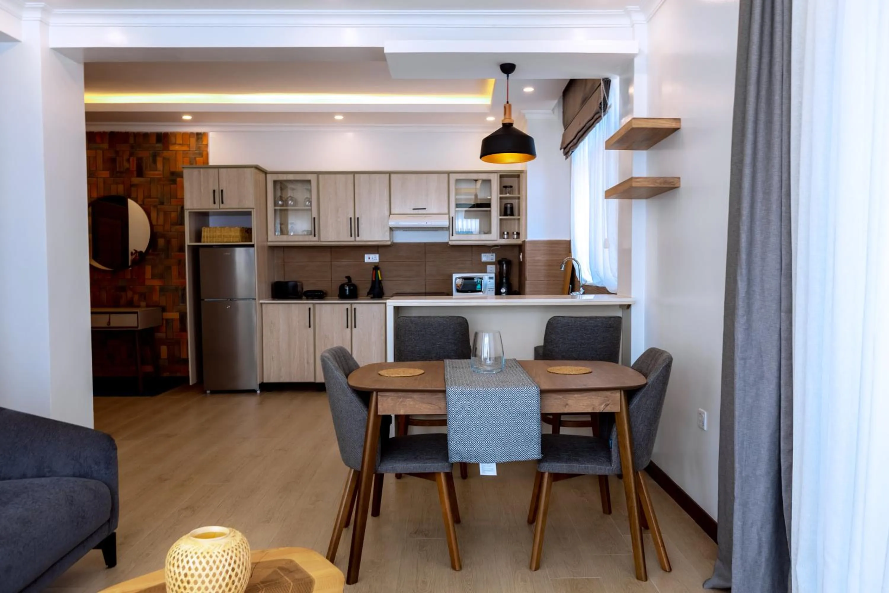 Kitchen or kitchenette in MAYA Residences Rwanda