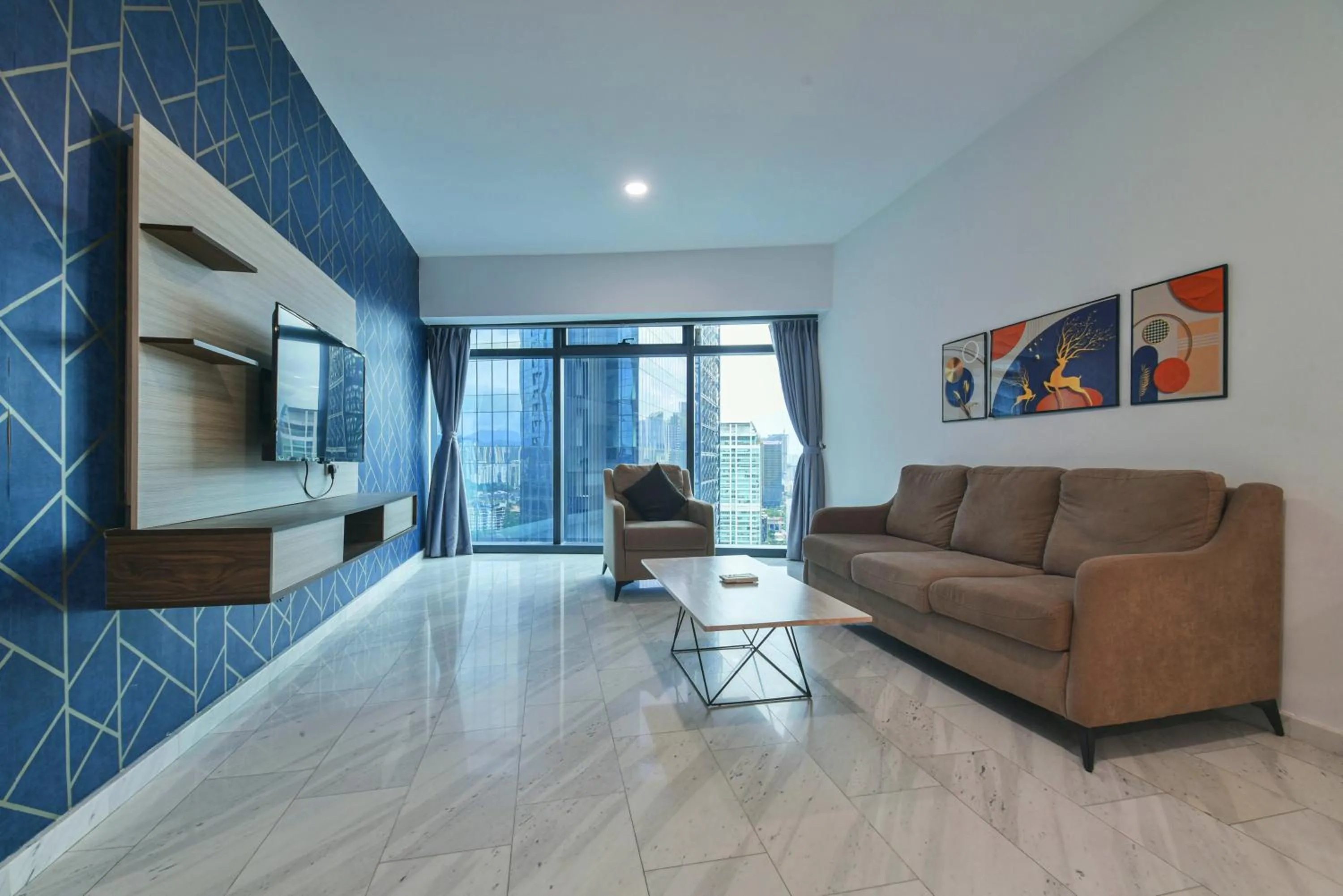 Living room in Eaton Residence KLCC