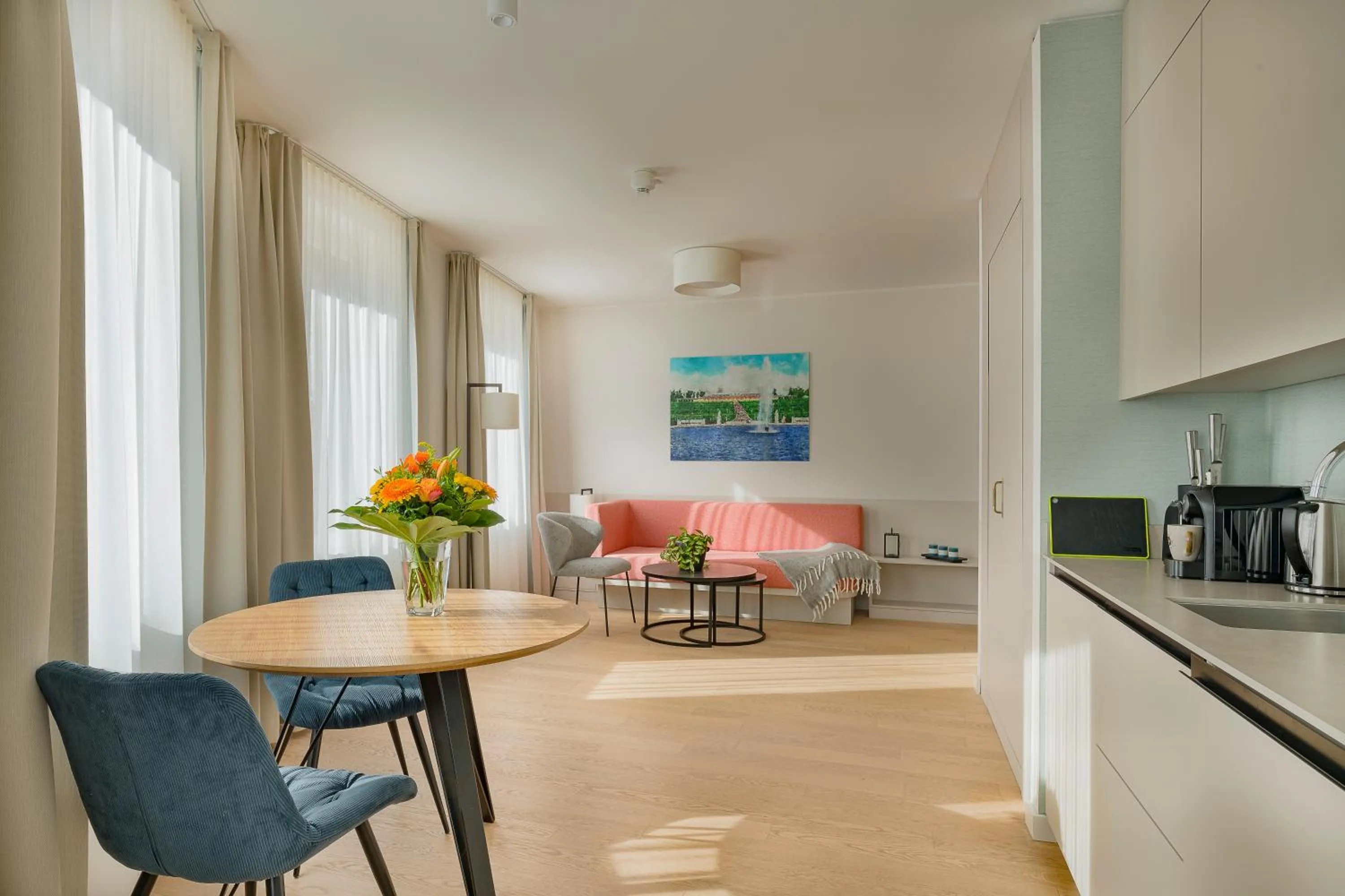 Living room in Elisapart - Apartments am Sommerschloss