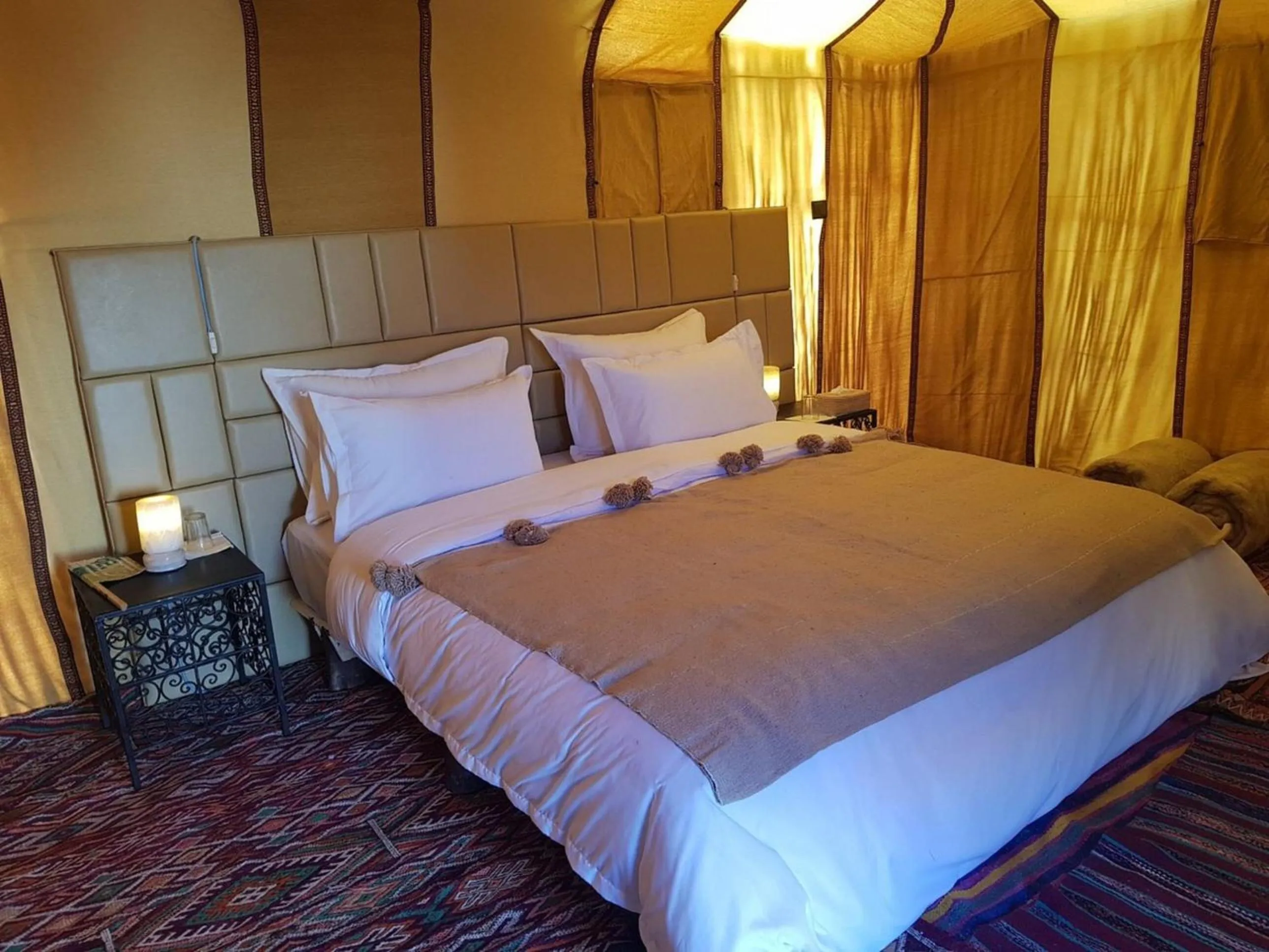 Bed in Hôtel Camping La Liberté