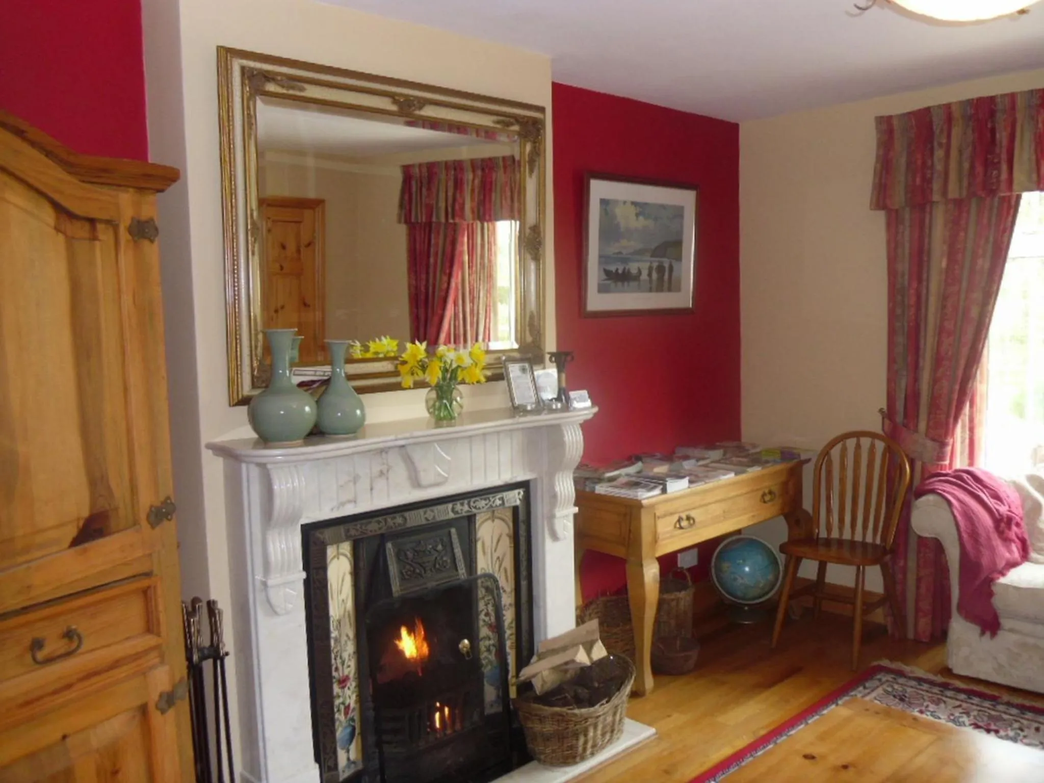 Living room in Lake Avenue House