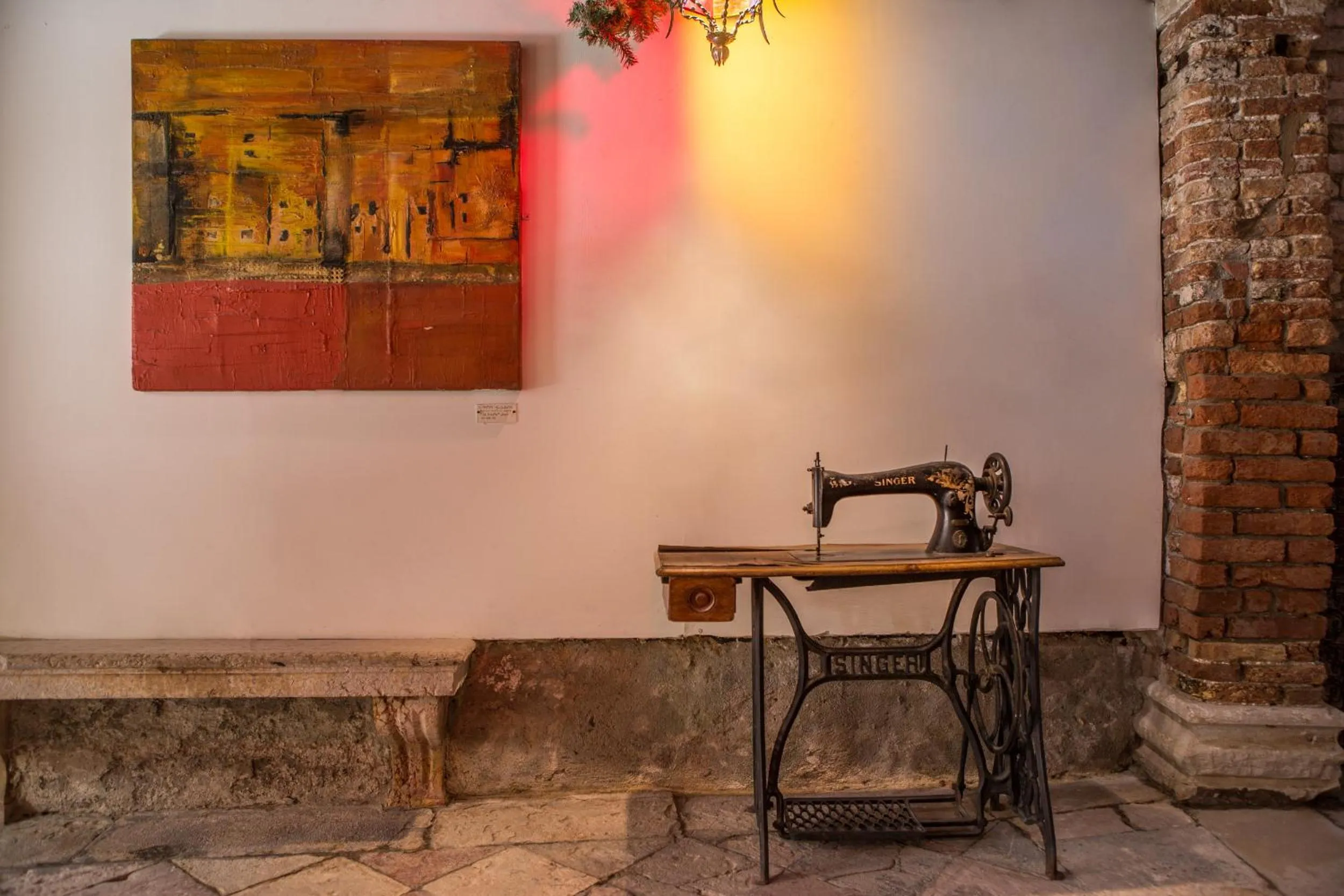 Patio in Hotel San Samuele