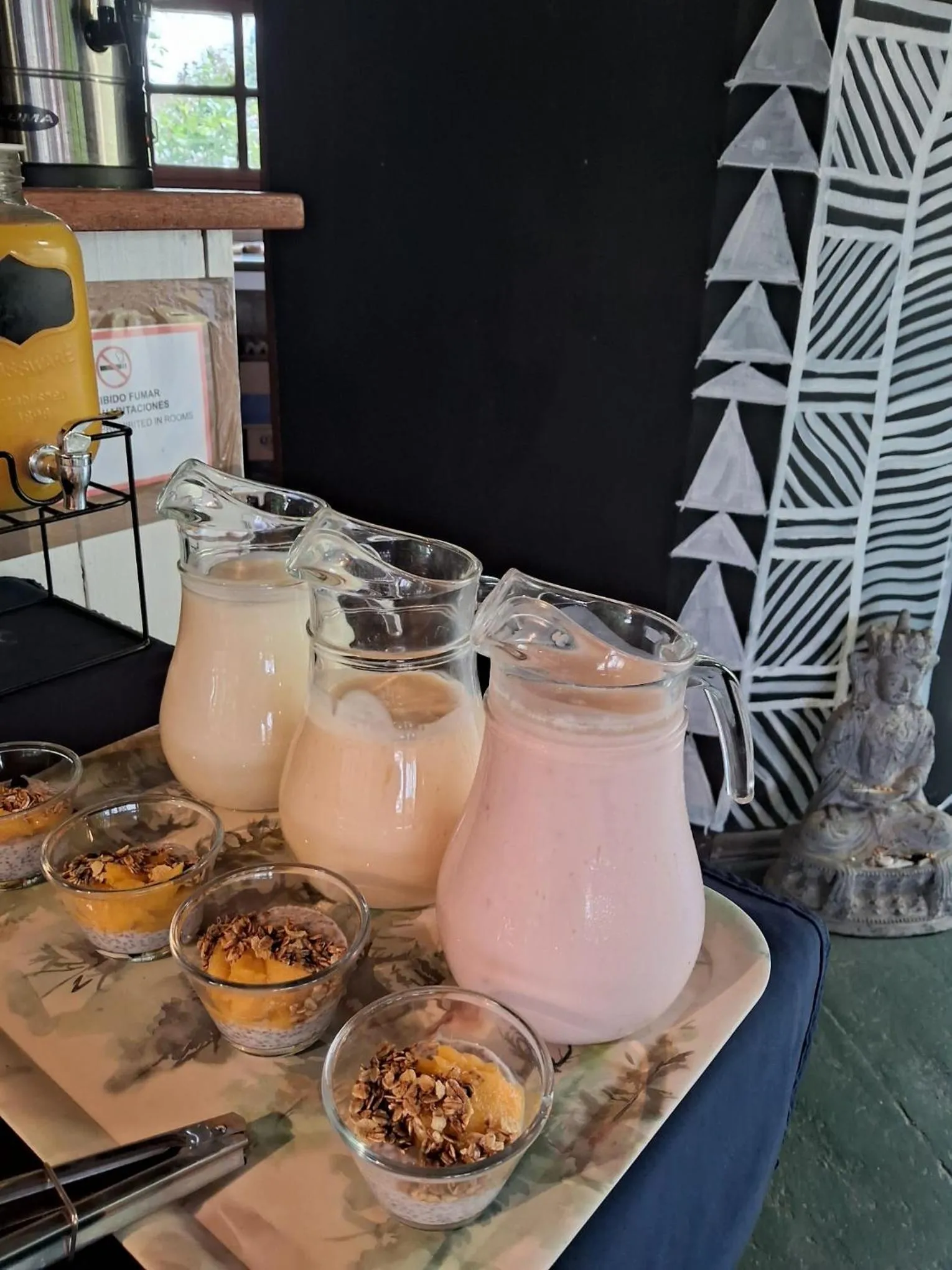 Buffet breakfast in Complejo Oceanico